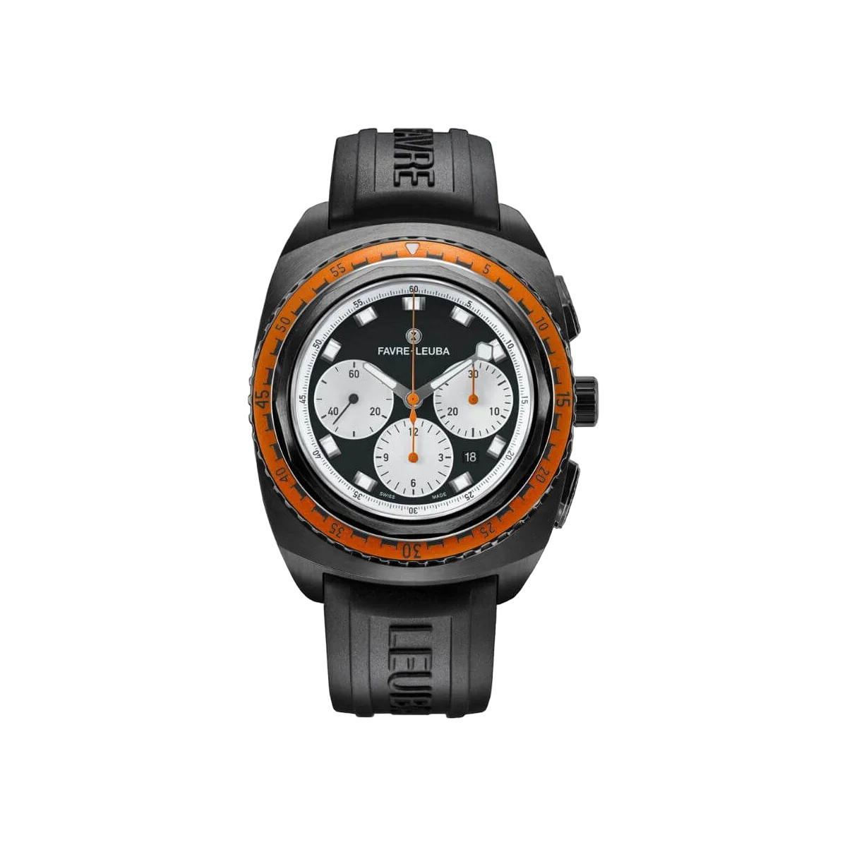 Favre-Leuba Raider Sea Sky 00.10103.09.13.31 Chronograph Automatic Black Dial
