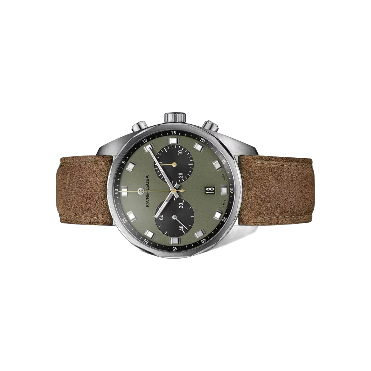 Favre-Leuba Sky Chief 00.10202.08.27.50 Chronograph Automatic Green Dial – additional product photo 5