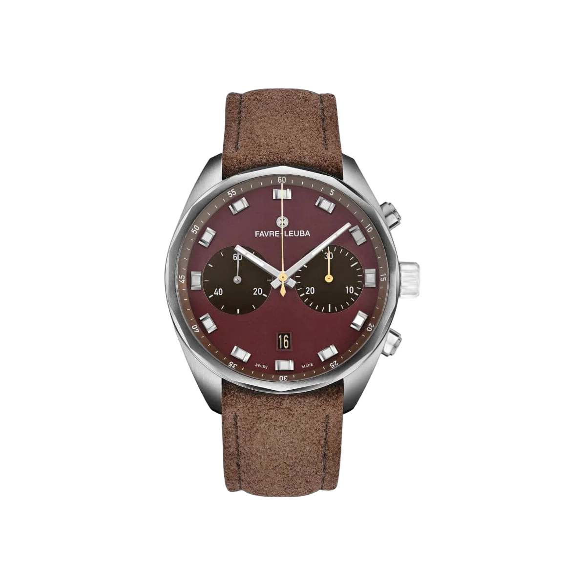Favre-Leuba Sky Chief 00.10202.08.35.47 Chronograph Burgundy Dial