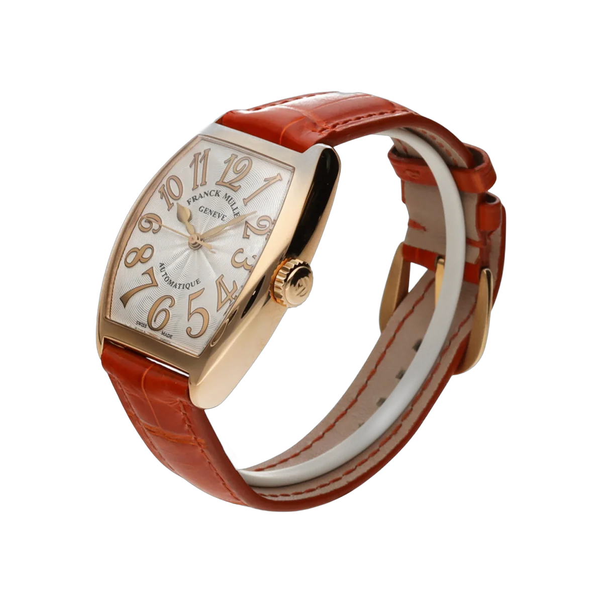 Franck Muller Cintrée Curvex 7500 SC ATFO Rose Gold 29mm White Dial Ladies Watch – additional product photo 2