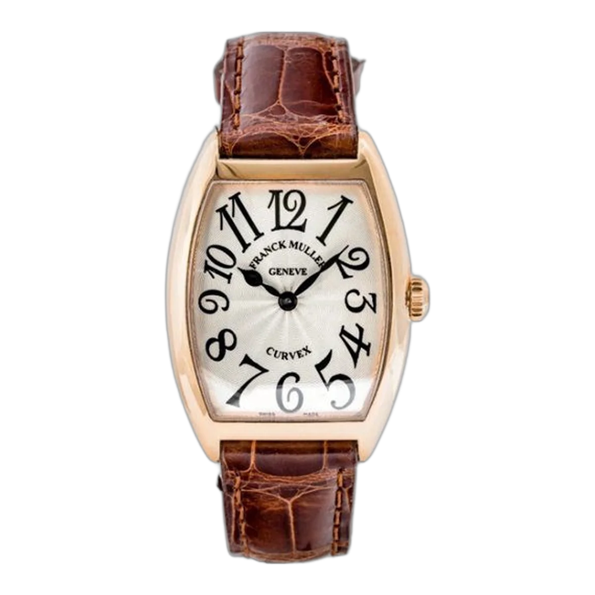Franck Muller Cintree Curvex Solid Rose Gold 28Mm Ladies Watch