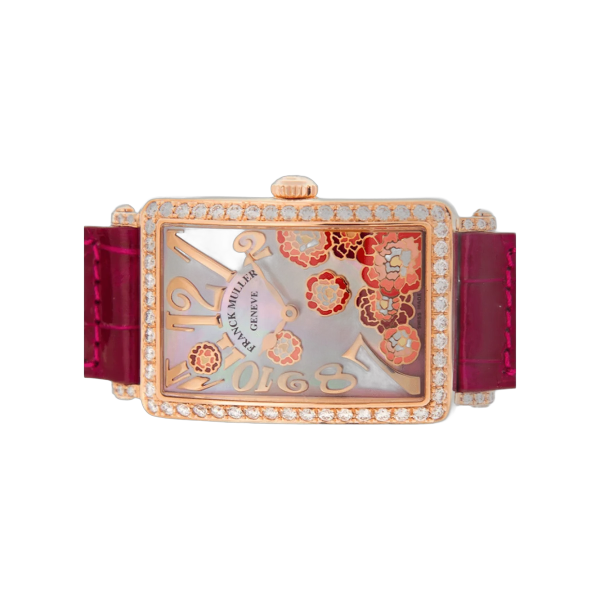Franck Muller Long Island Peony 952 QZ REL MOP RG D 1R Diamond Set Bezel 26mm MOP Dial Womens Watch – additional product photo 2