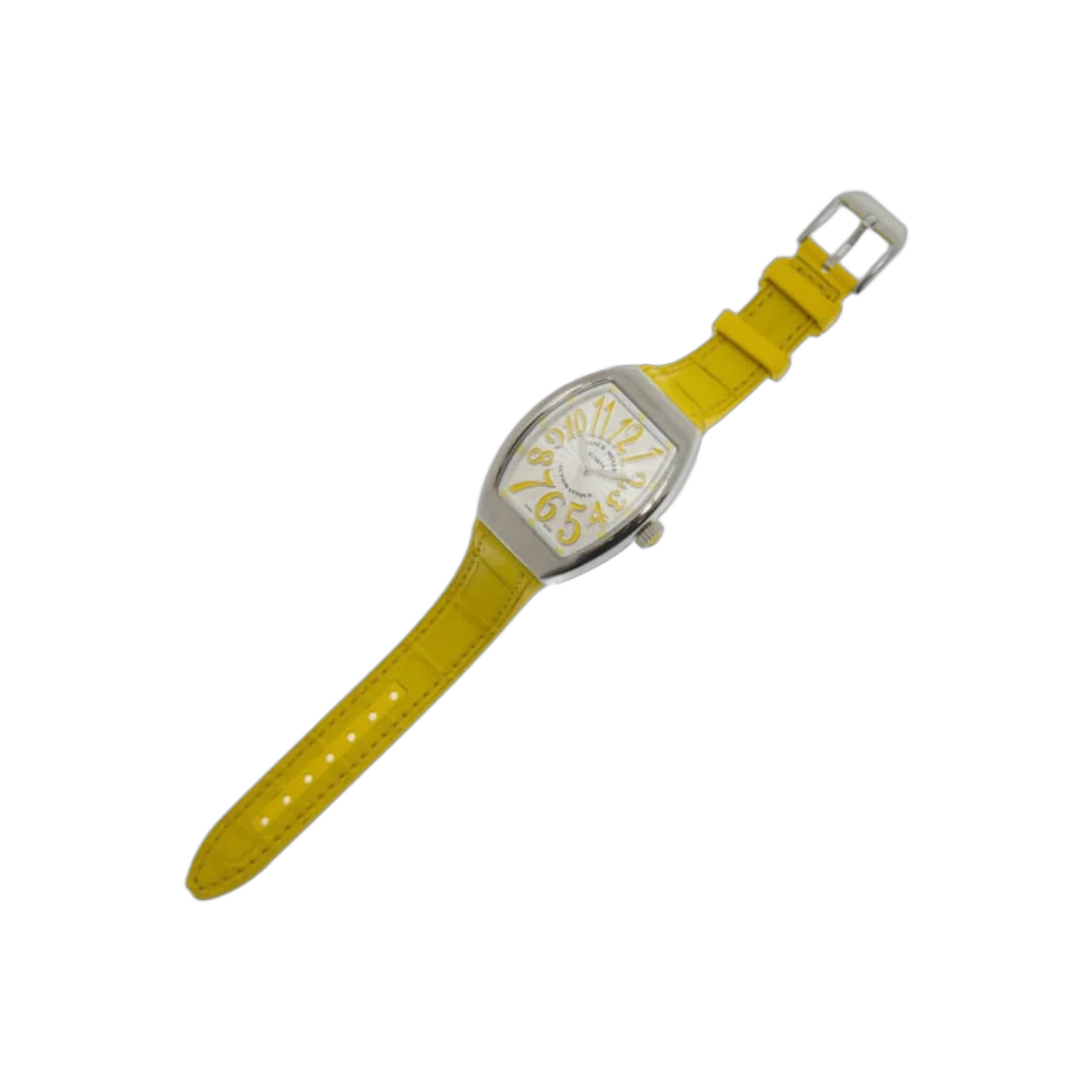 Franck Muller V 32 SC AT FO AC JA Vanguard White Dial Yellow Numerals Ladies Watch – additional product photo 2