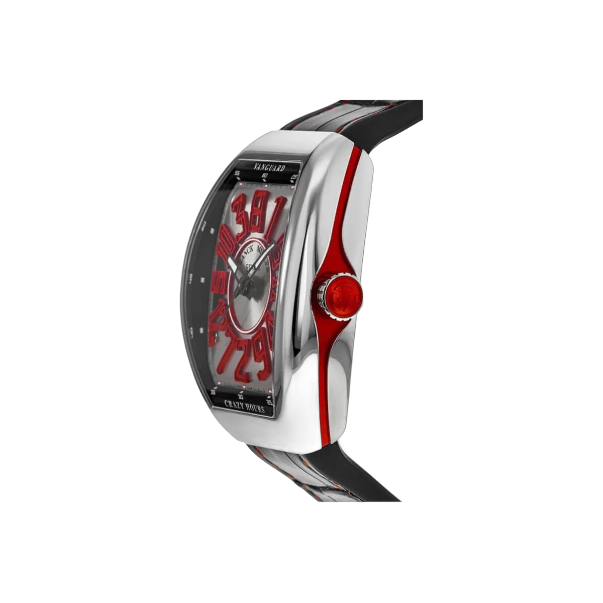 Franck Muller V 45 CH AC ER Red Numerals Dial Leather Strap – additional product photo 2