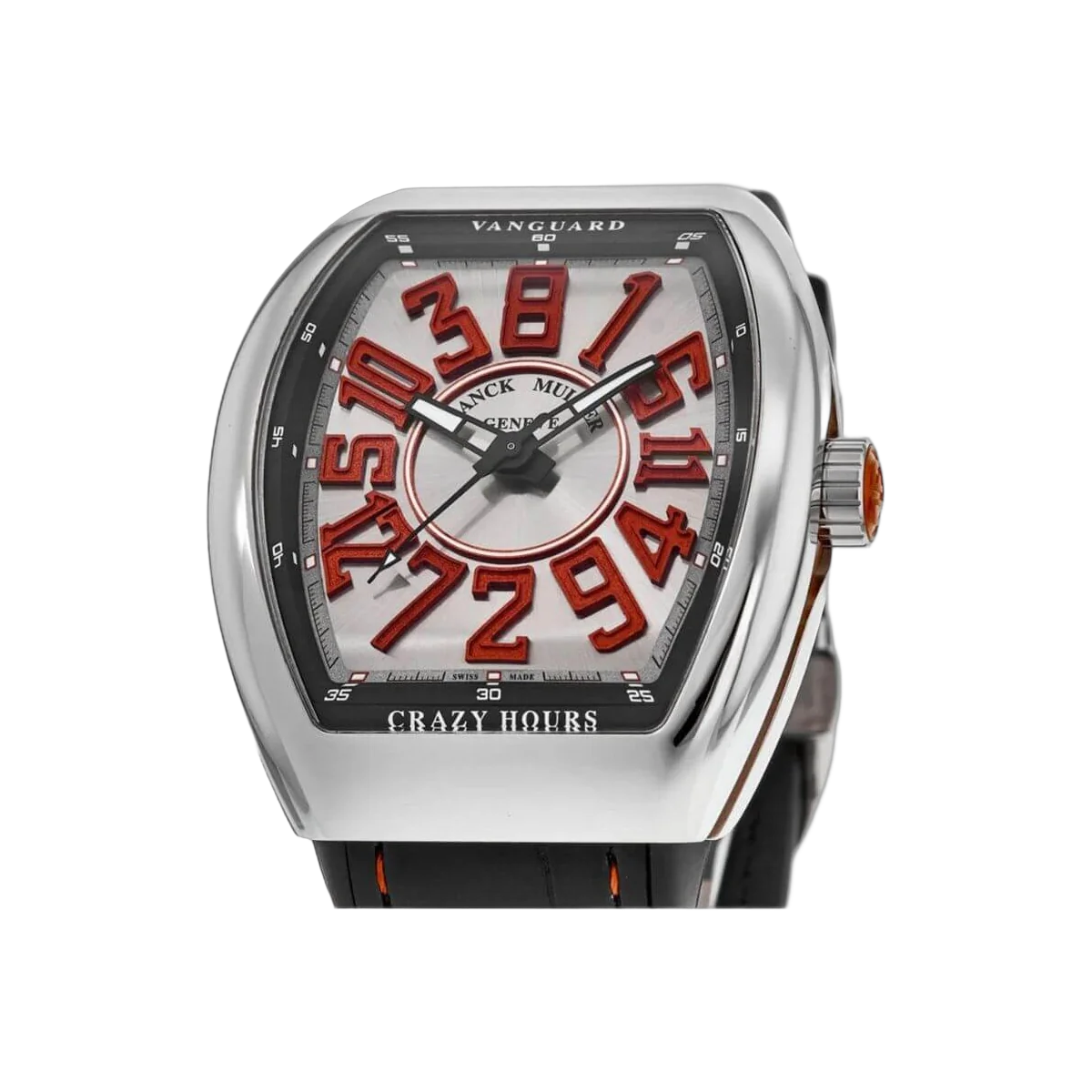 Franck Muller V 45 CH AC ER Red Numerals Dial Leather Strap – additional product photo 3