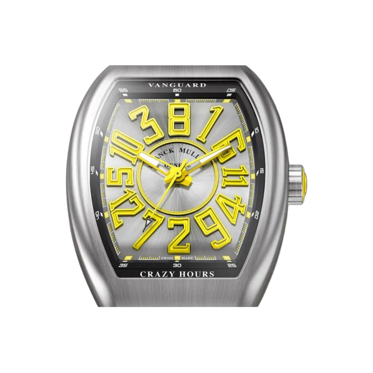 Franck Muller V 45 CH TT BR JA Vanguard Crazy Hours Yellow Numeral Dial Men’s Watch – additional product photo 3