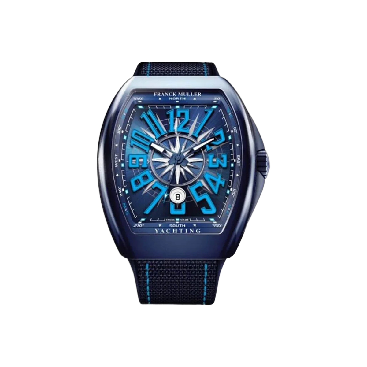 Franck Muller V 45 SC DT YACHT CR BL BL Vanguard Yachting Navy Blue