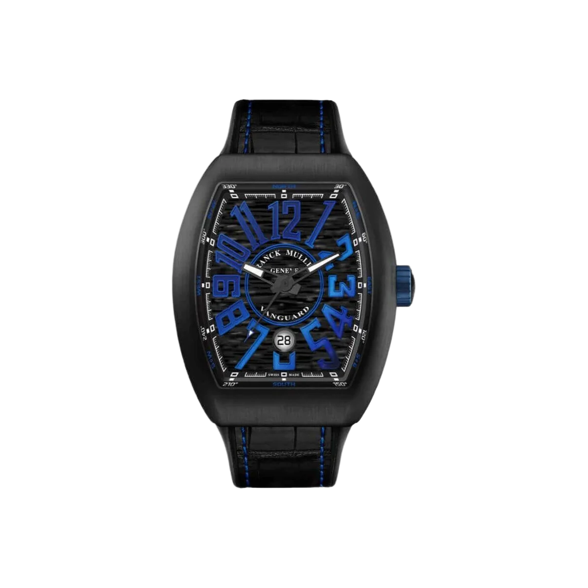 Franck Muller V45 SC DT TT NR BR NR Vanguard Black PVD Titanium