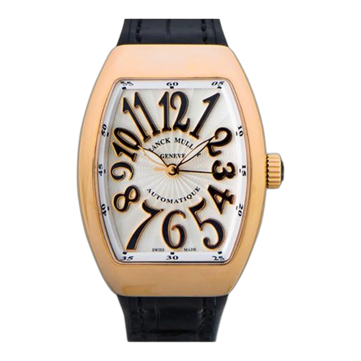 Franck Muller Vanguard Automatic Black Strap Ladies Watch