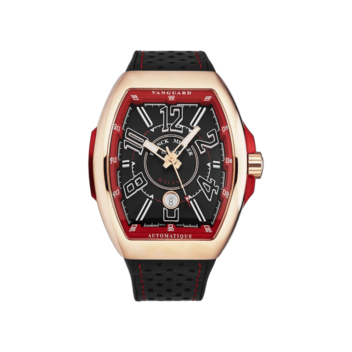 Franck Muller Vanguard Automatique Racing V 45 SC DT RCG 5N ER 45mm Black Dial Mens Watch