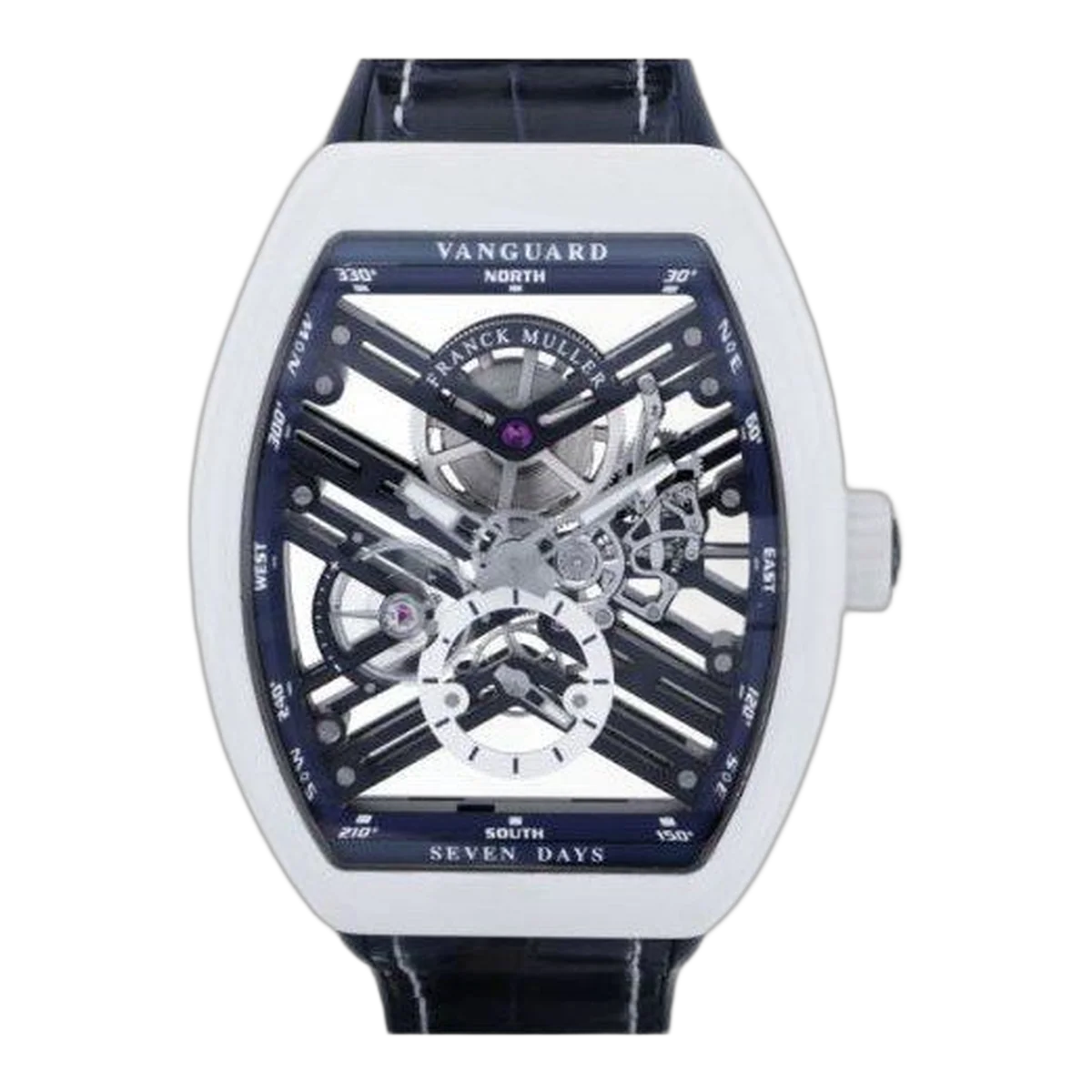 Franck Muller Vanguard Skeleton 44 X 53Mm Titanium Mens Watch