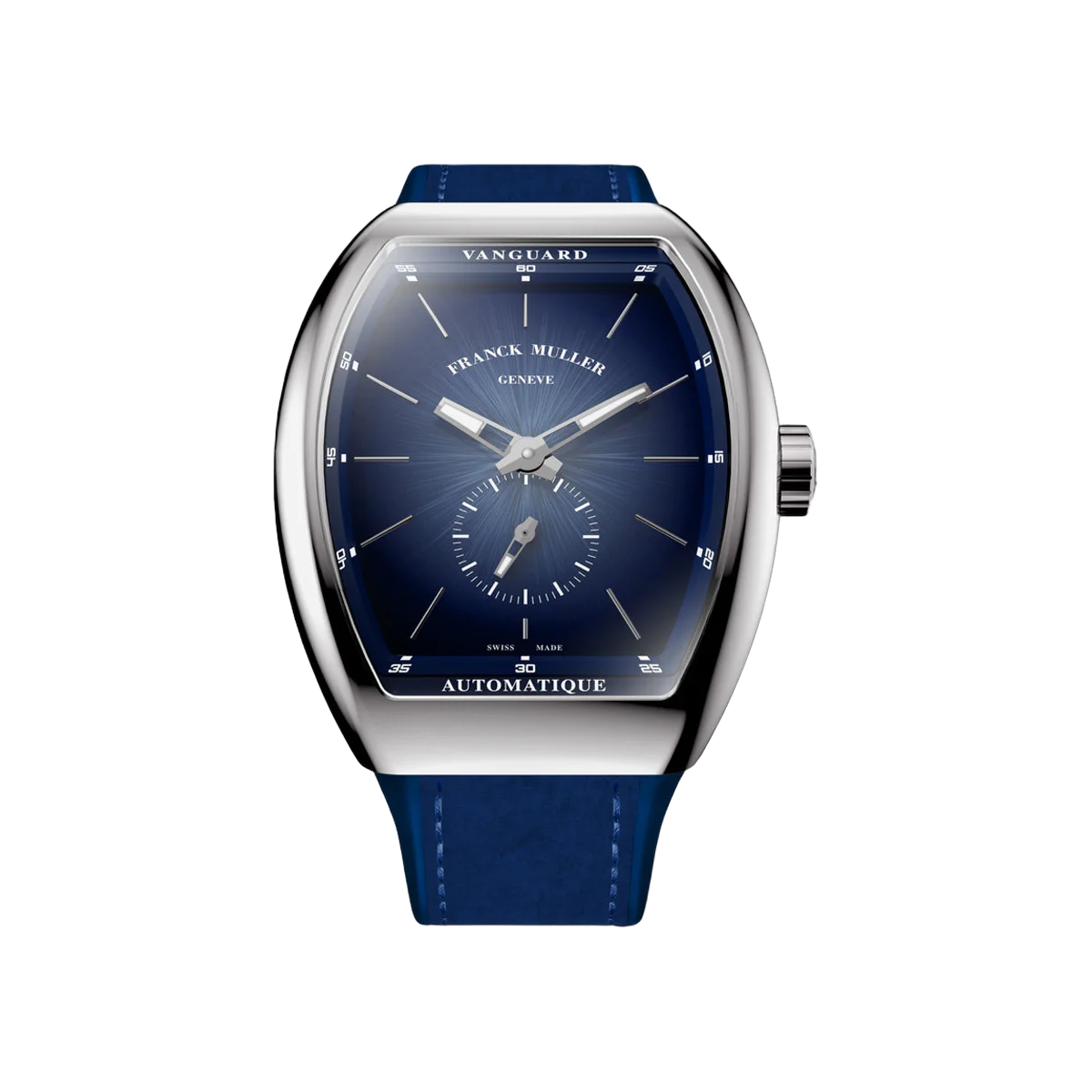 Franck Muller Vanguard V 41 S S6 AT FO SFUMATO (BL) Stainless Steel 41mm Blue Dial Men's Watch
