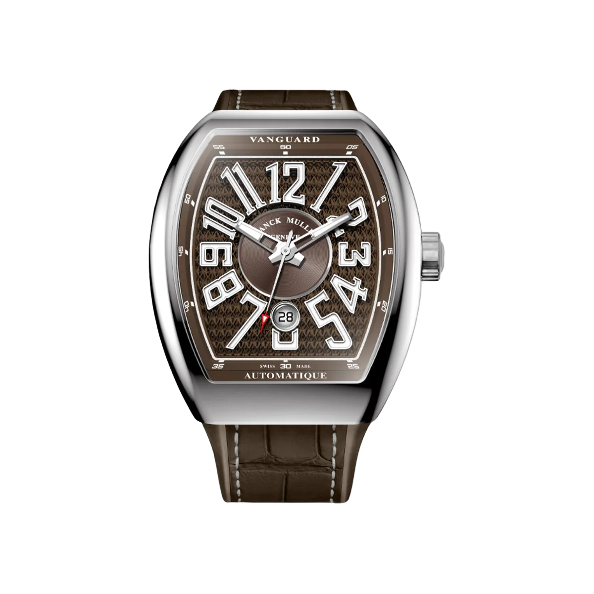 Franck Muller Vanguard V 43 SC DT CLA BN AC BN Stainless Steel 43mm Brown Dial Men's Watch