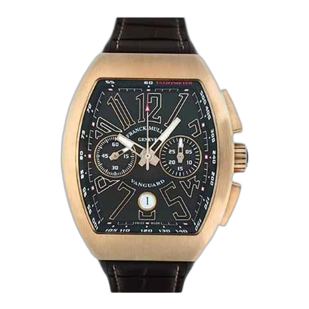 Franck Muller Vanguard V 45 CC DT 5N BR NR Chronograph Date 45Mm