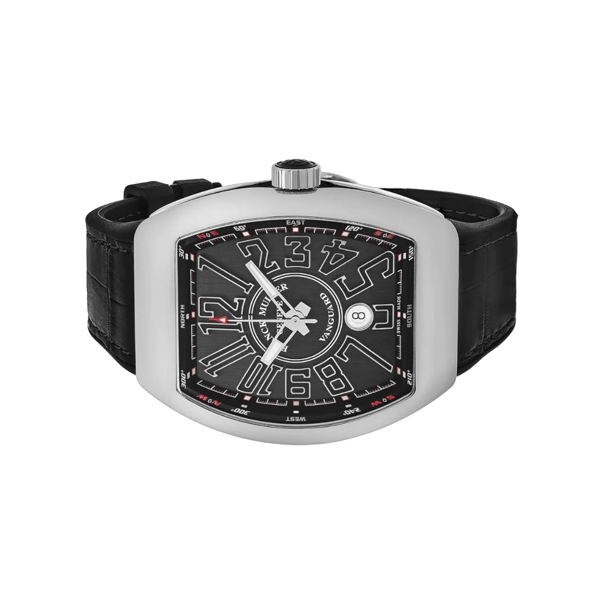 Franck Muller Vanguard V 45 SC DT AC BR NR Stainless Steel 45mm Black Dial Mens Watch – additional product photo 2