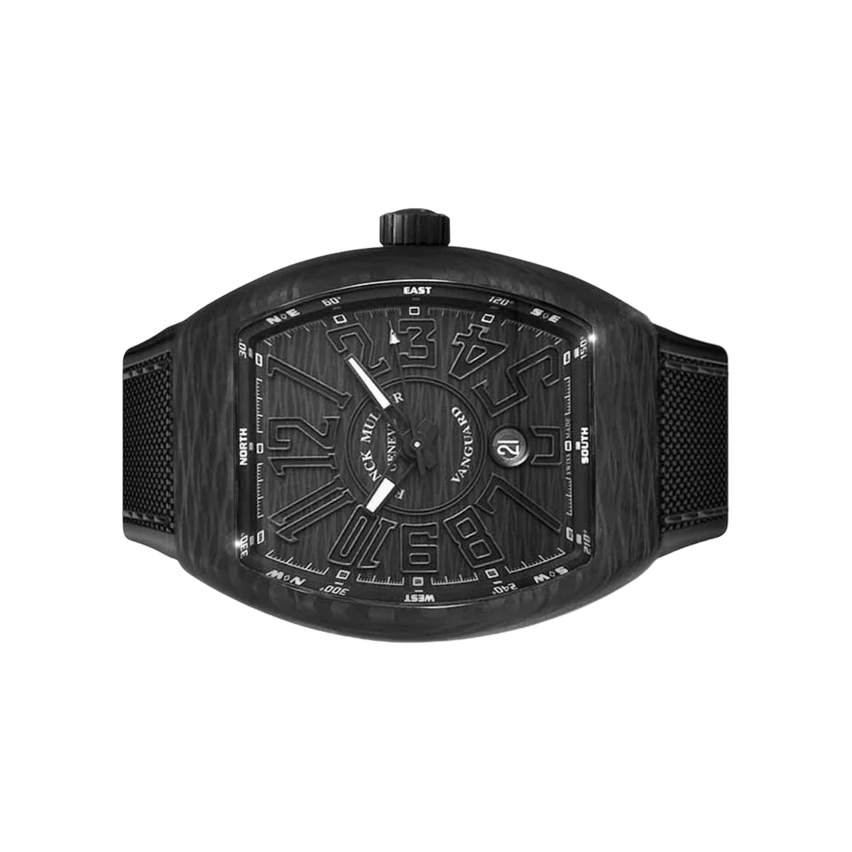 Franck Muller Vanguard V 45 SC DT CARBON NR Carbon 44mm Black Dial Men's Watch – additional product photo 5