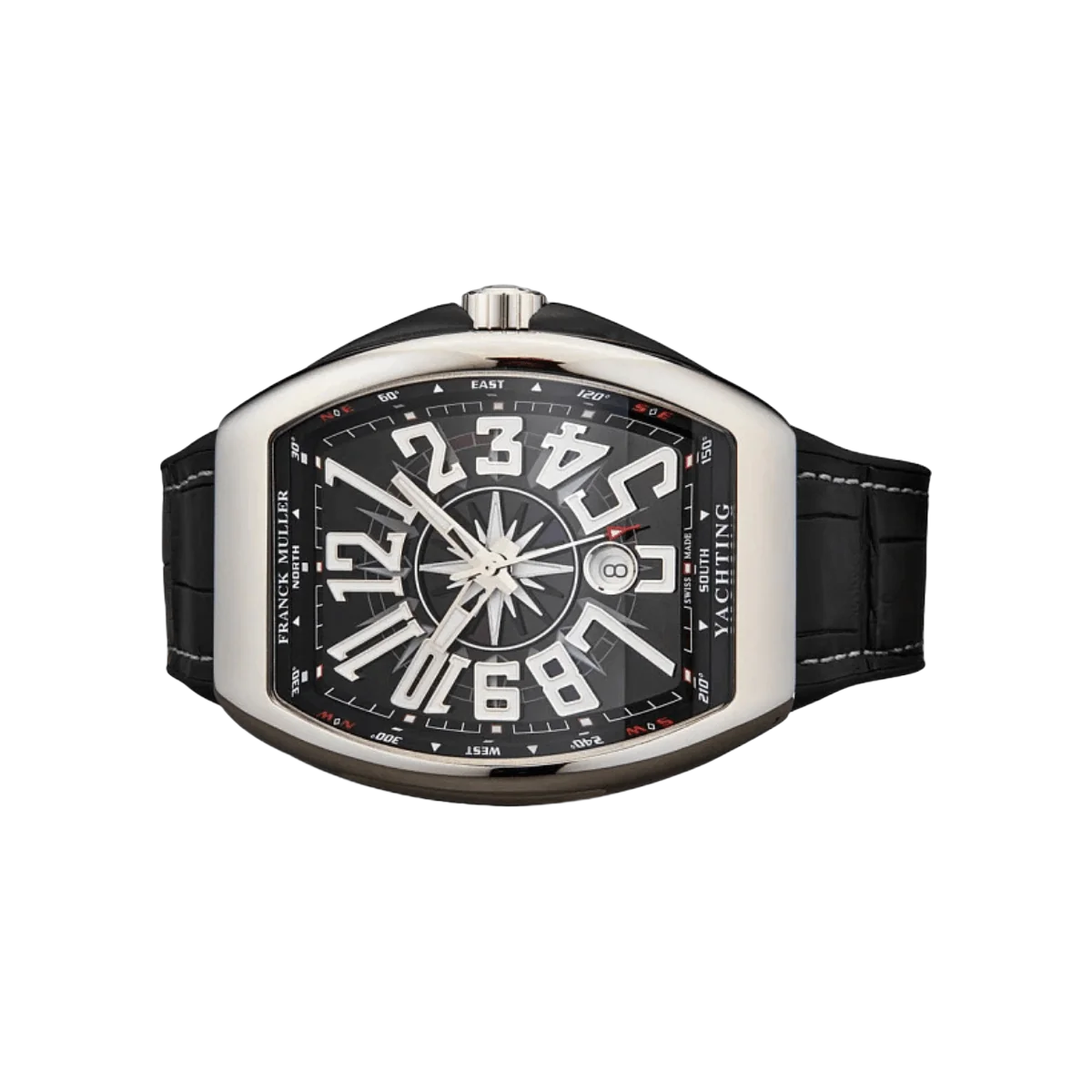Franck Muller Vanguard V 45 SC DT YACHTING Steel 45mm Black Dial Mens Watch – additional product photo 2