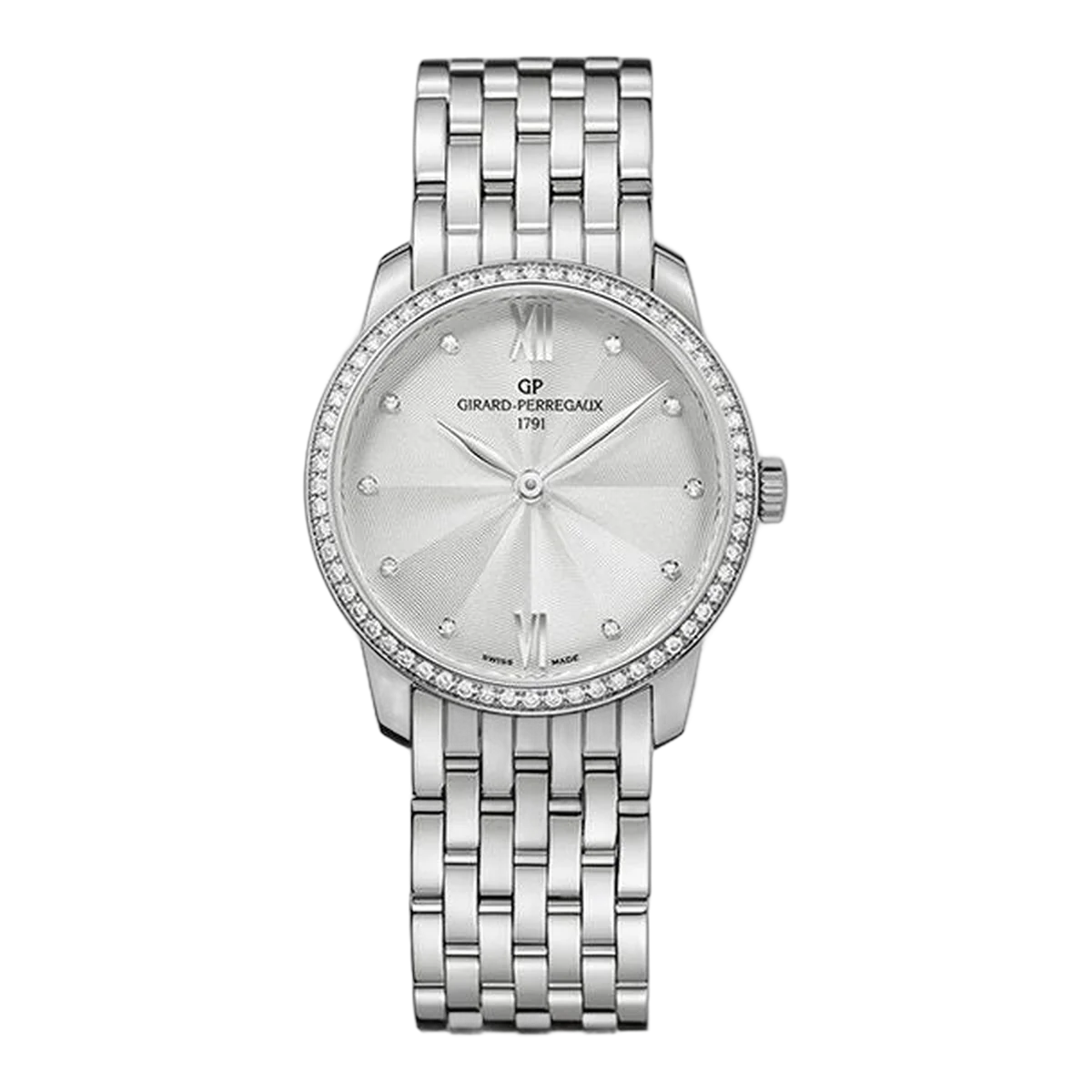 Girard Perregaux 1966 Silver Flinque Ladies' Watch 49528D11A172-11A