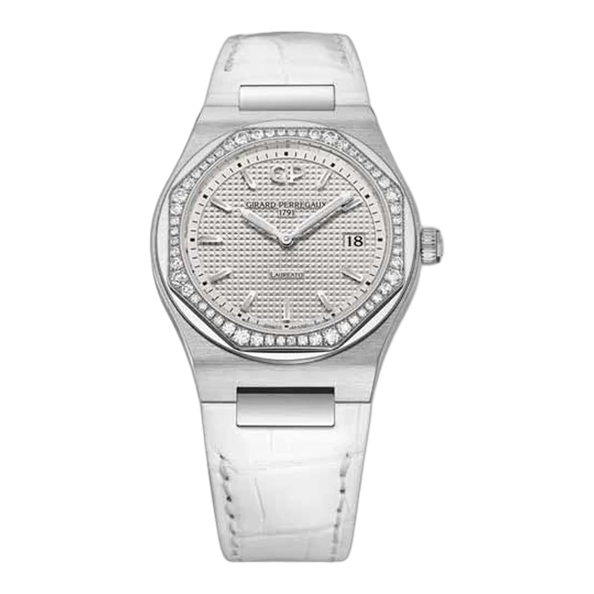 Girard Perregaux Laureato 34Mm Stainless Steel Ladies Watch