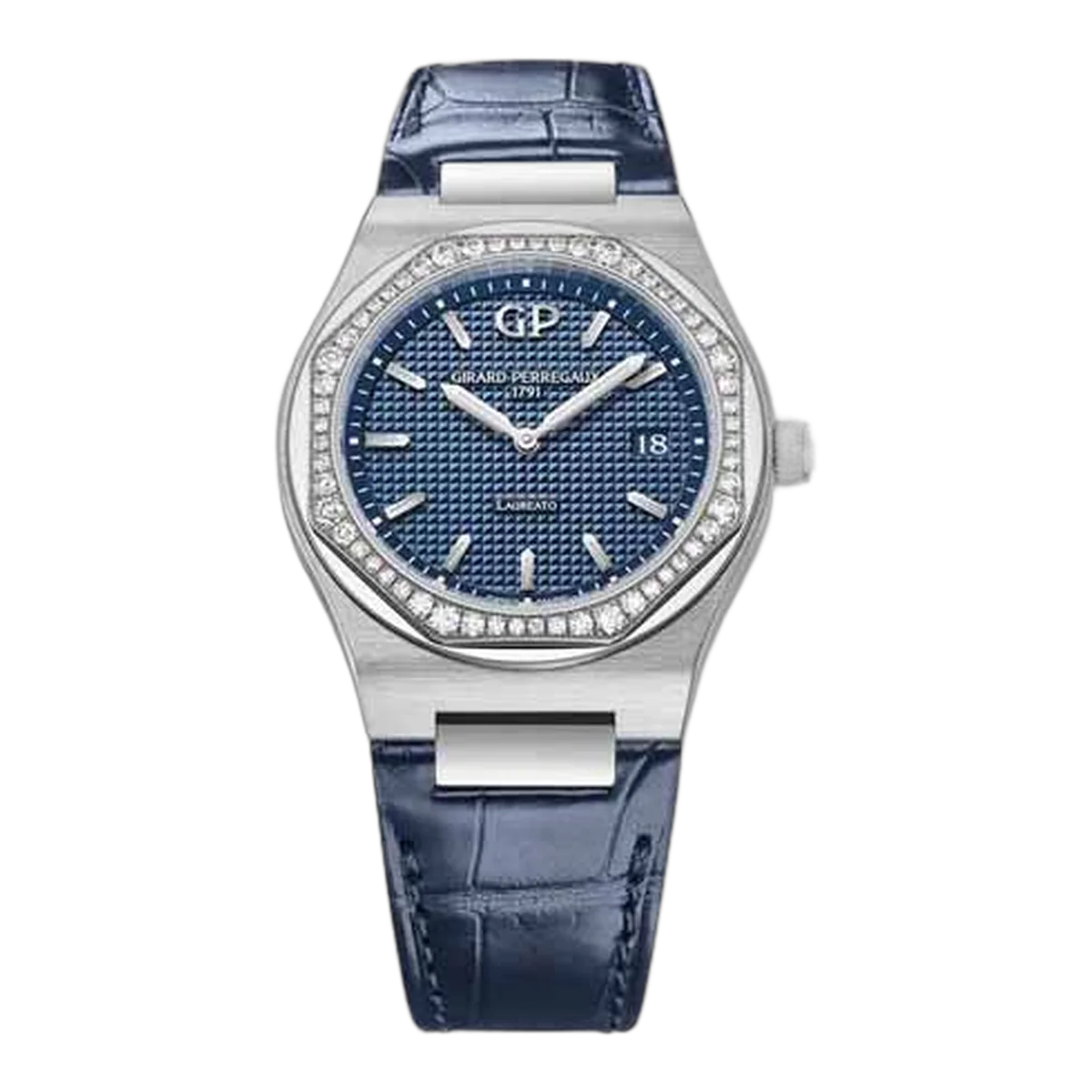 Girard Perregaux Laureato 34Mm Stainless Steel Ladies Watch Ref. 80189D11A431-Cb6A