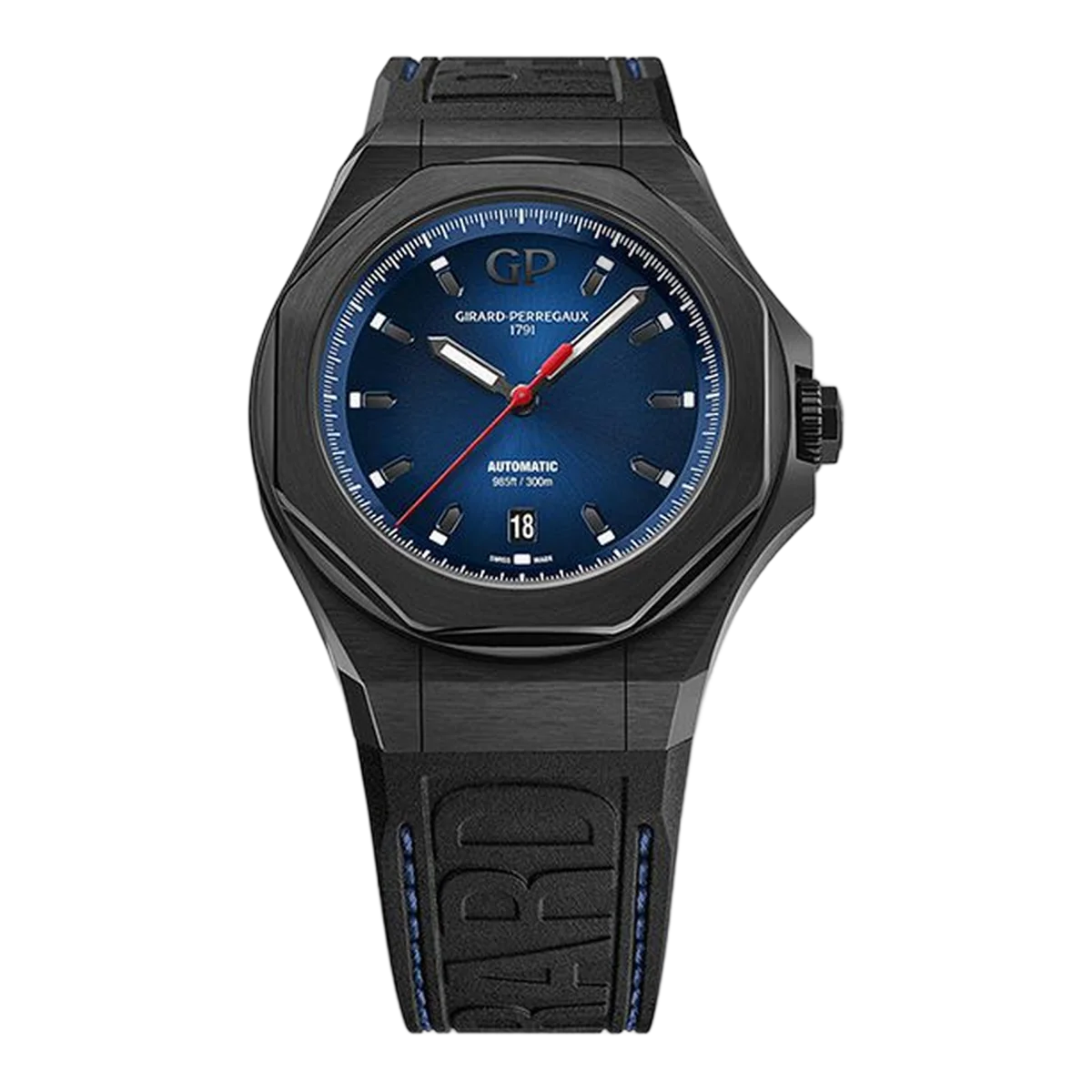 Girard Perregaux Laureato Absolute 81070-21-491-FH6A 44mm Titanium Blue Dial Men's Watch