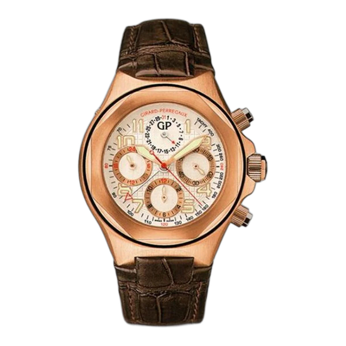 Girard Perregaux Laureato Evo3 44Mm 18K Rose Gold Men's Watch