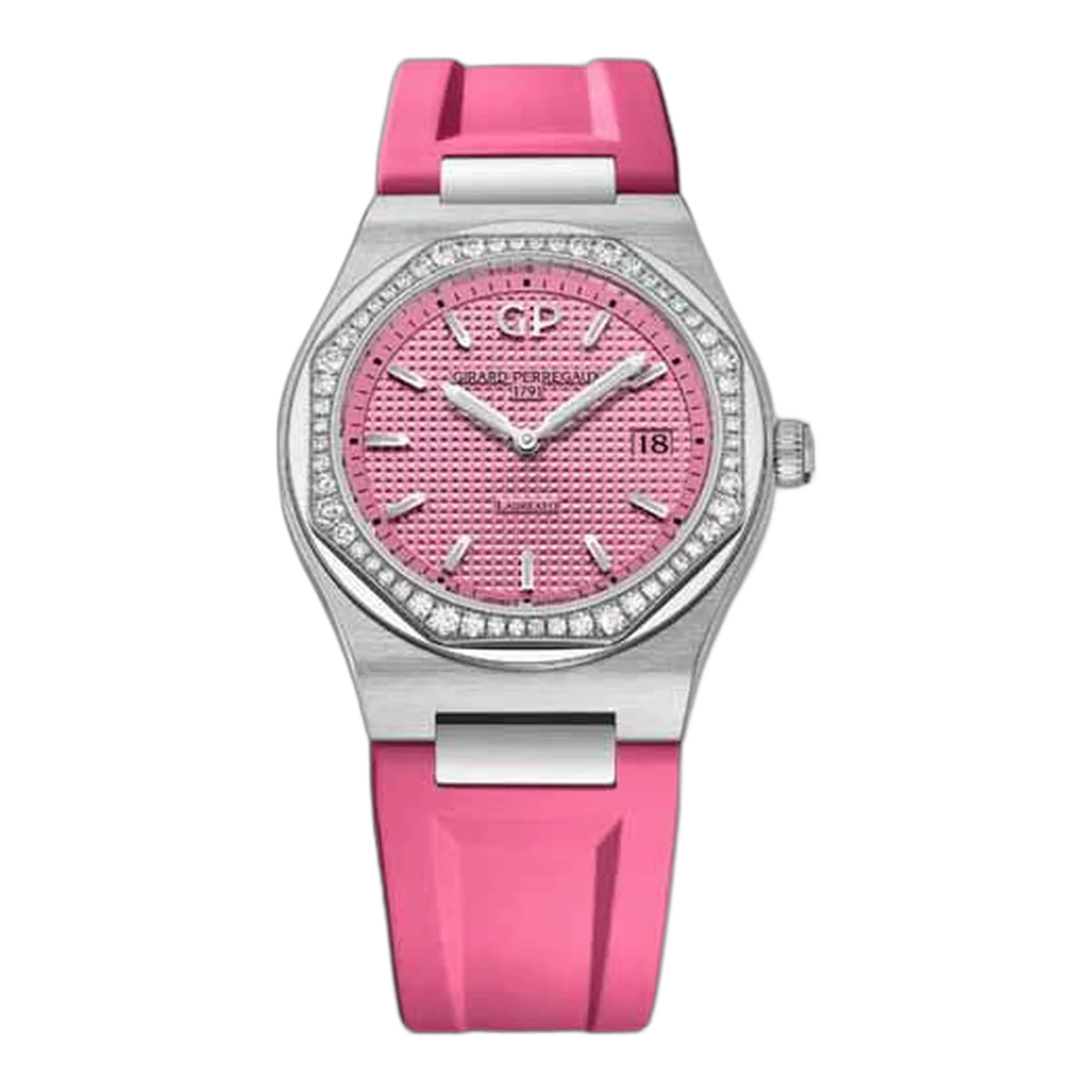 Girard Perregaux Laureato Limited Edition 34Mm Stainless Steel Ladies Watch