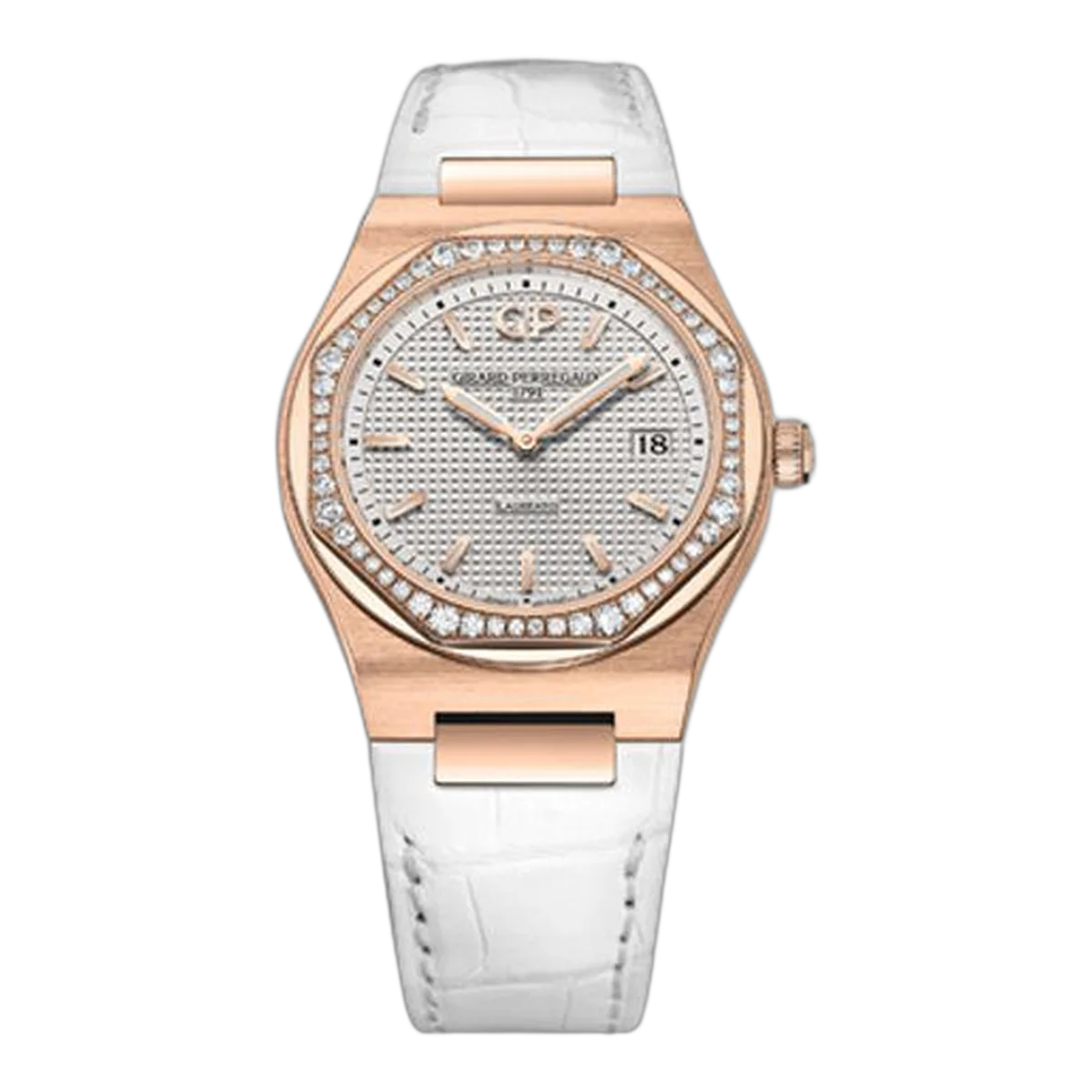 Girard Perregaux Laureato Quartz 34Mm Ladies Watch Ref. 80189D52A132-Cb6A