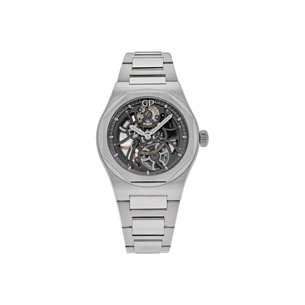 Girard Perregaux Laureato Skeleton Arabic Dial 42Mm Stainless Steel Men's Watch 81015-11-193211A