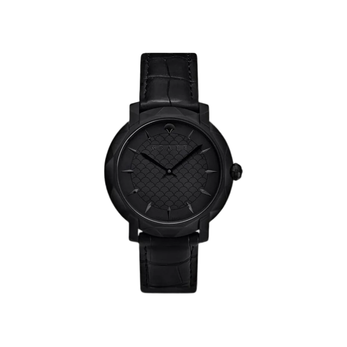 Graffstar Slim Eclipse GSU43DLCB Black Dlc 43Mm Titanium