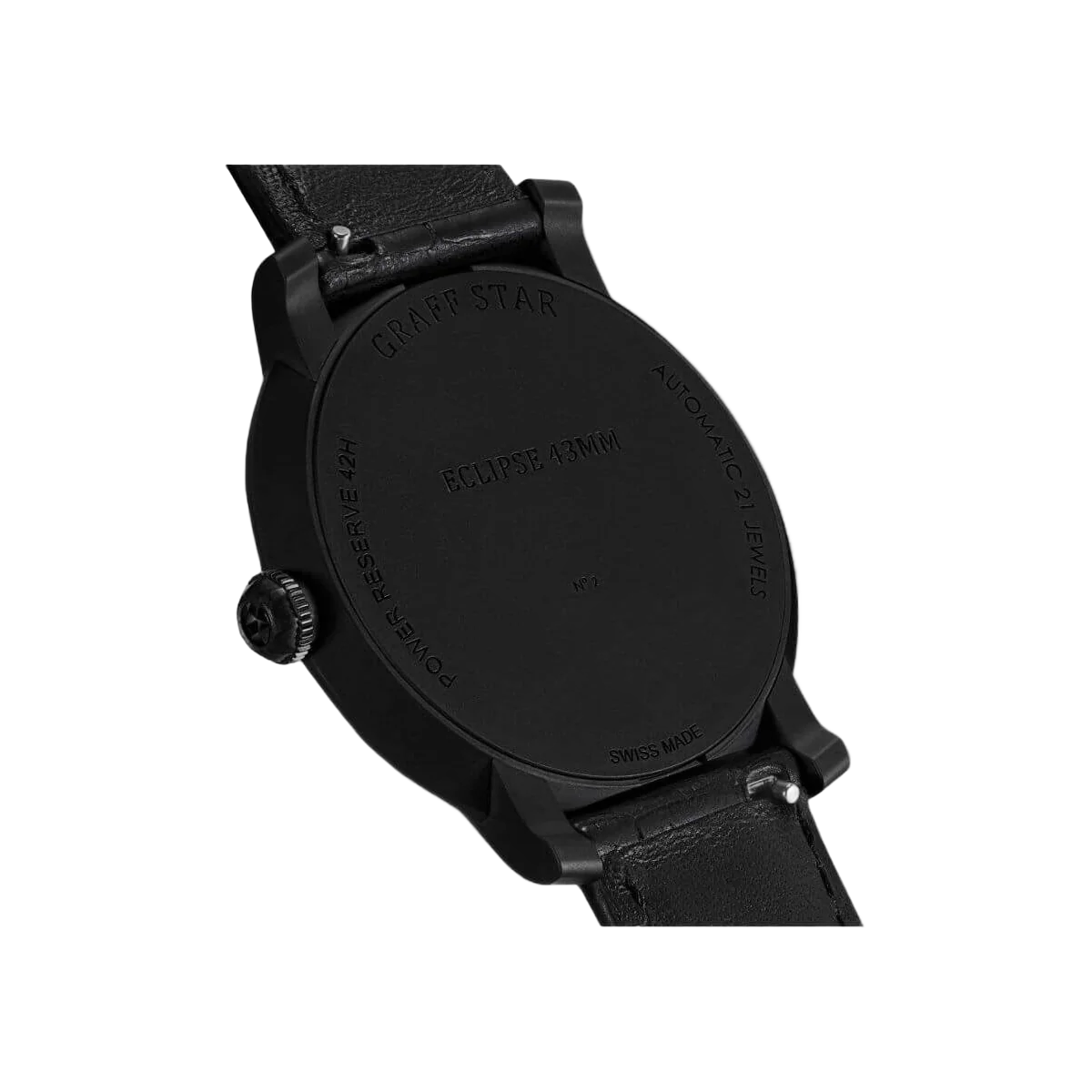 Graffstar Slim Eclipse GSU43DLCB Black Dlc 43Mm Titanium – additional product photo 3
