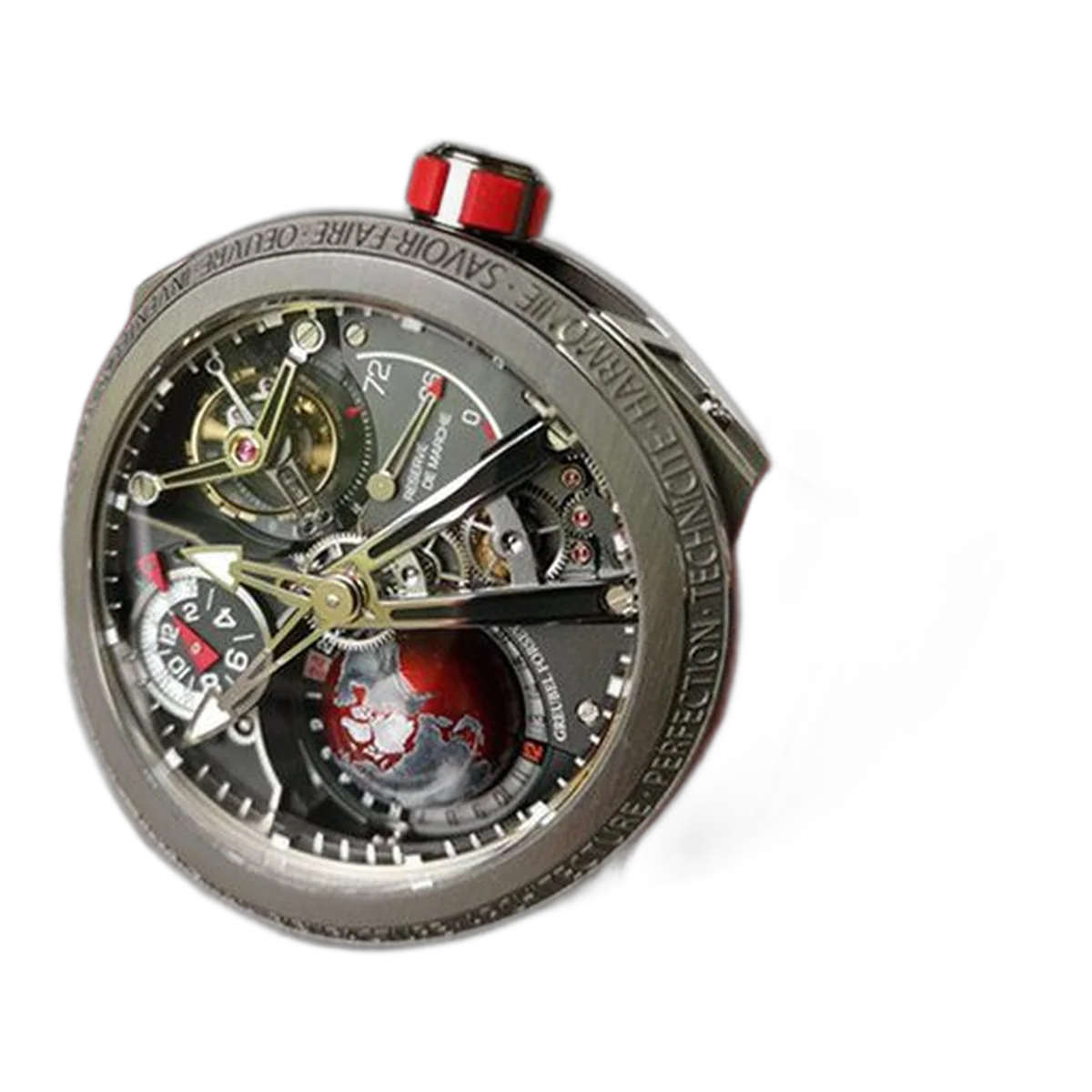 Greubel Forsey Gmt Sport Red 45Mm Titanium Limited Edition 11 Pcs Men's Watch