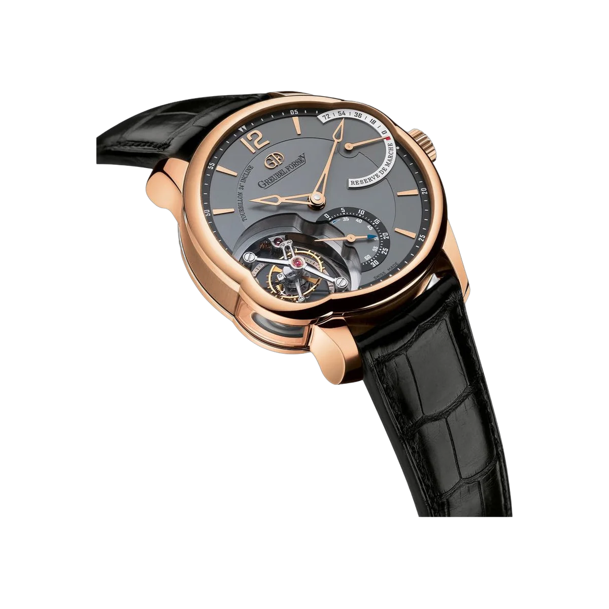 Greubel Forsey Tourbillon 24 Secondes P00296 Rose Gold 43.5mm Gray Dial Men's Watch – additional product photo 2