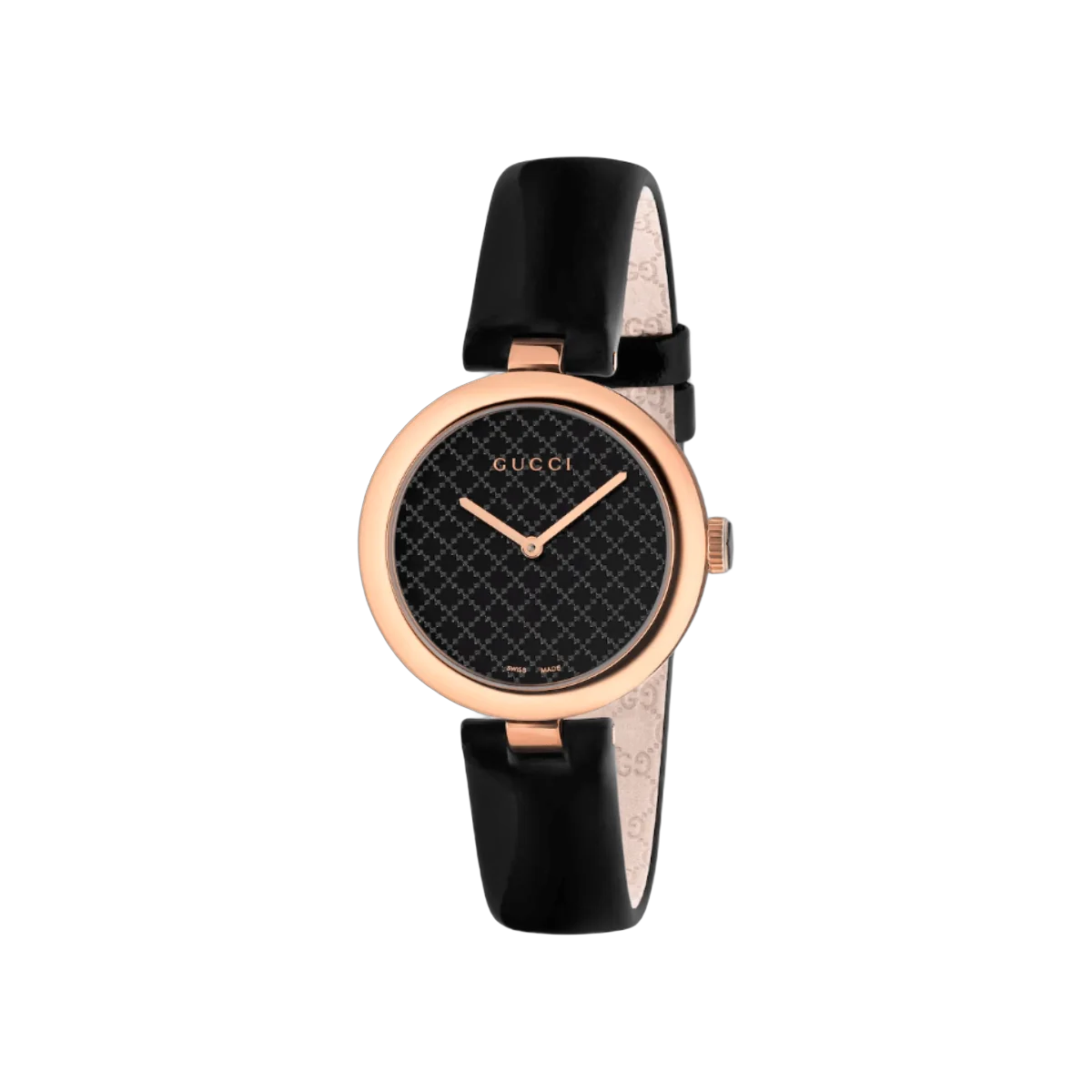 Gucci Diamantissima Quartz YA141401 32mm Black Dial Womens Watch