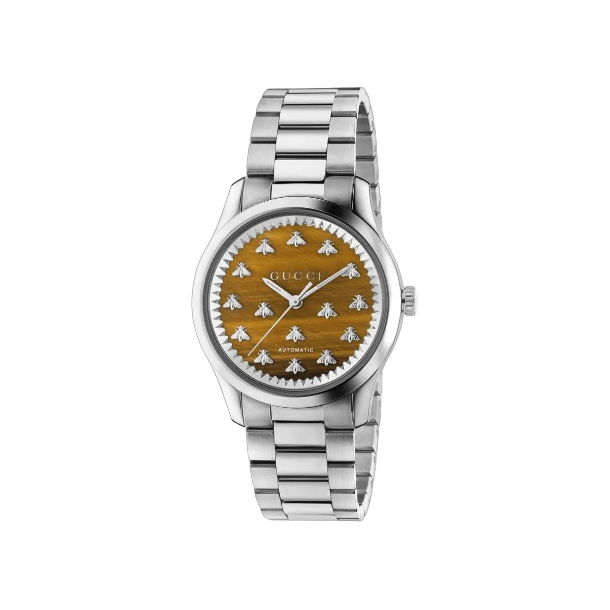 Gucci G-Timeless YA1264177 38mm Bees Index Brown Dial Unisex Watch