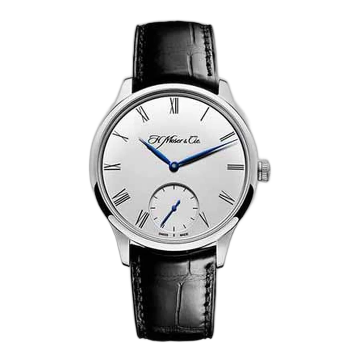 H. Moser & Cie 39Mm 18K White Gold Men's Watch