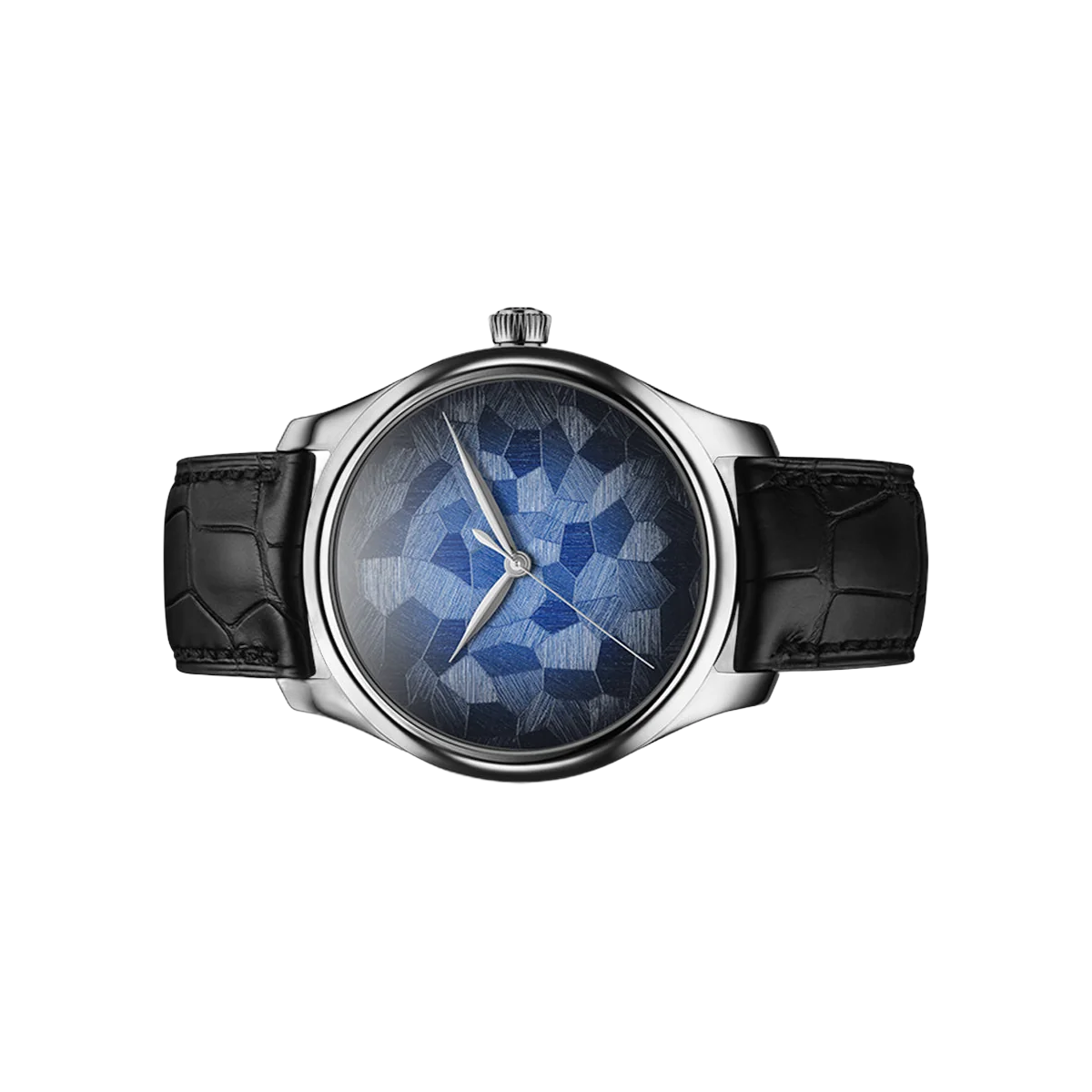 H. Moser & Cie. Endeavour 1200-1220 Centre Seconds Stainless Steel 40mm Blue Fume Dial Men's Watch – additional product photo 2