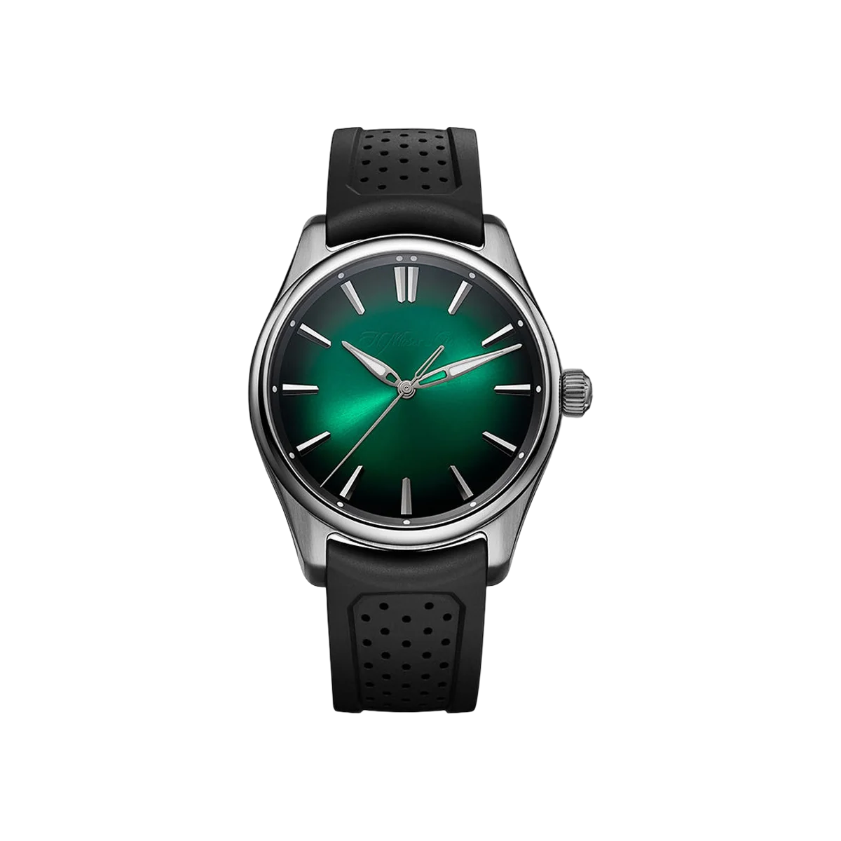 H. Moser & Cie. Pioneer Centre Seconds 3201-1201 Steel 40mm Cosmic Green Fumé Dial Men's Watch