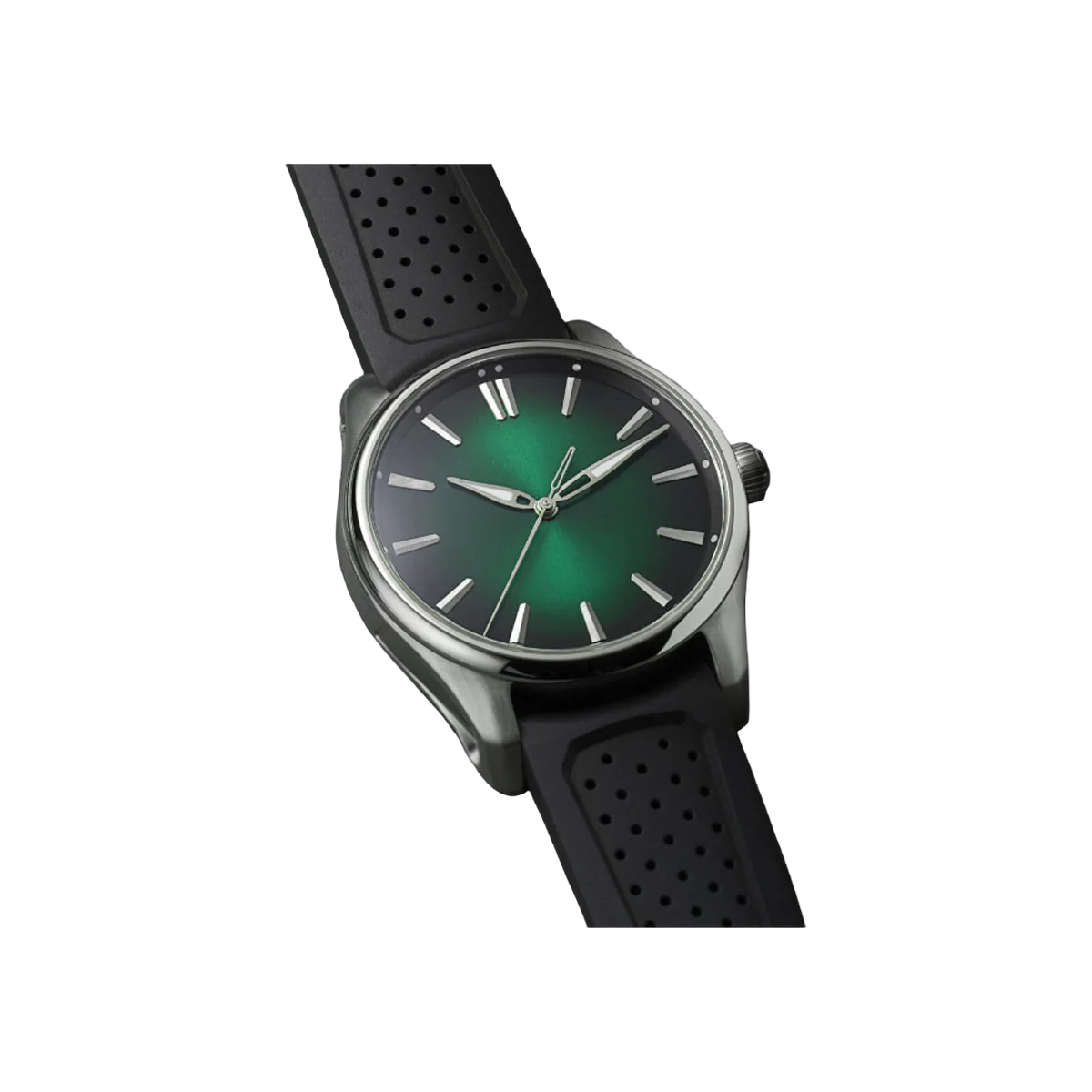 H. Moser & Cie. Pioneer Centre Seconds 3201-1201 Steel 40mm Cosmic Green Fumé Dial Men's Watch – additional product photo 2