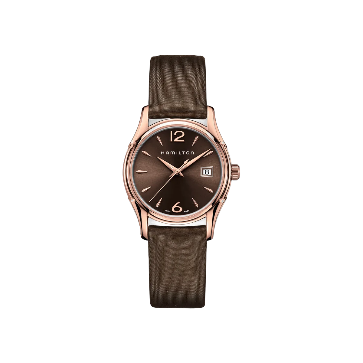 Hamilton Jazzmaster H32341975 Stainless Steel 34mm Brown Dial Ladies Watch