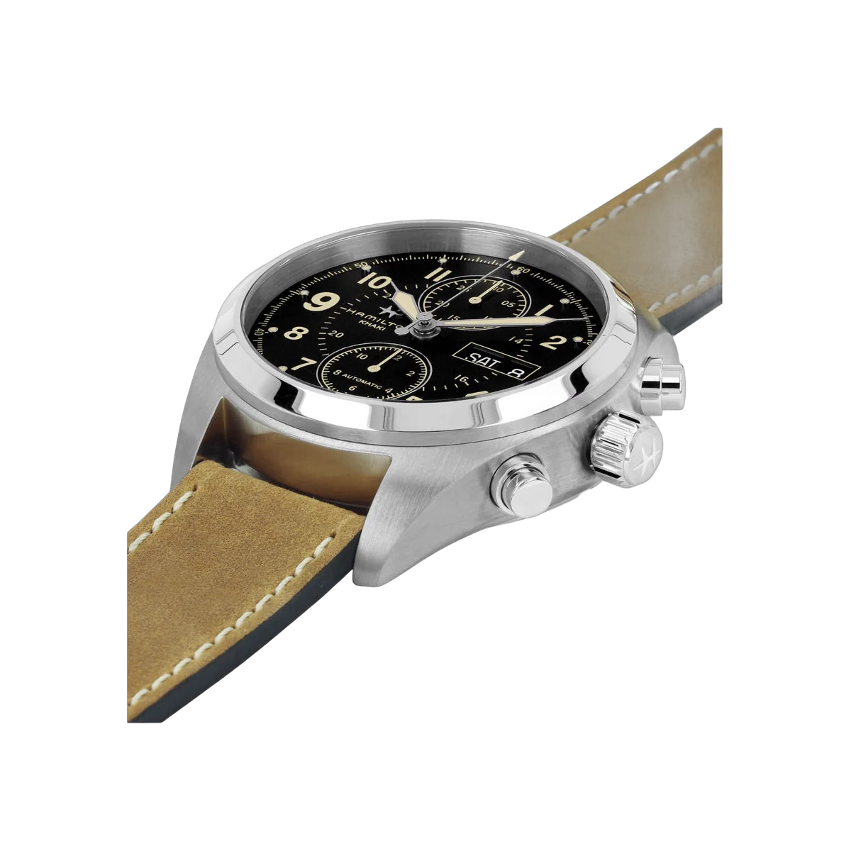 Hamilton Khaki Field H71616535 Stainless Steel 42mm Black Dial Men's Watch – additional product photo 3