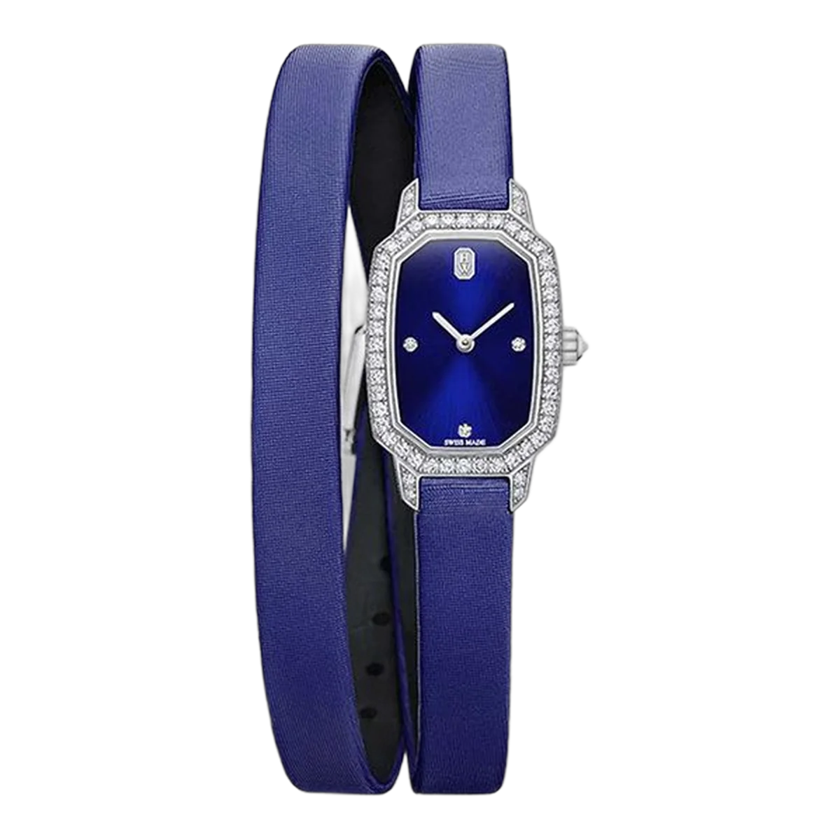 Harry Winston Emerald Collection 18Kt White Gold Ladies' Watch