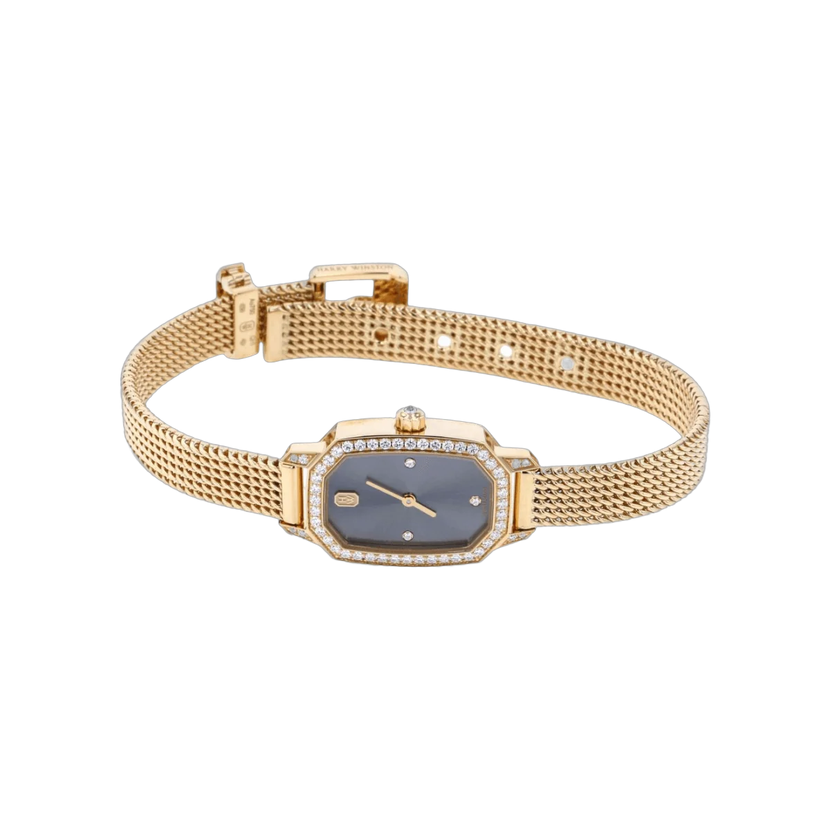 Harry Winston Emerald EMEQHM18YY003 18k Rose Gold 24mm MOP Diamonds Dial Womens Watch – additional product photo 2