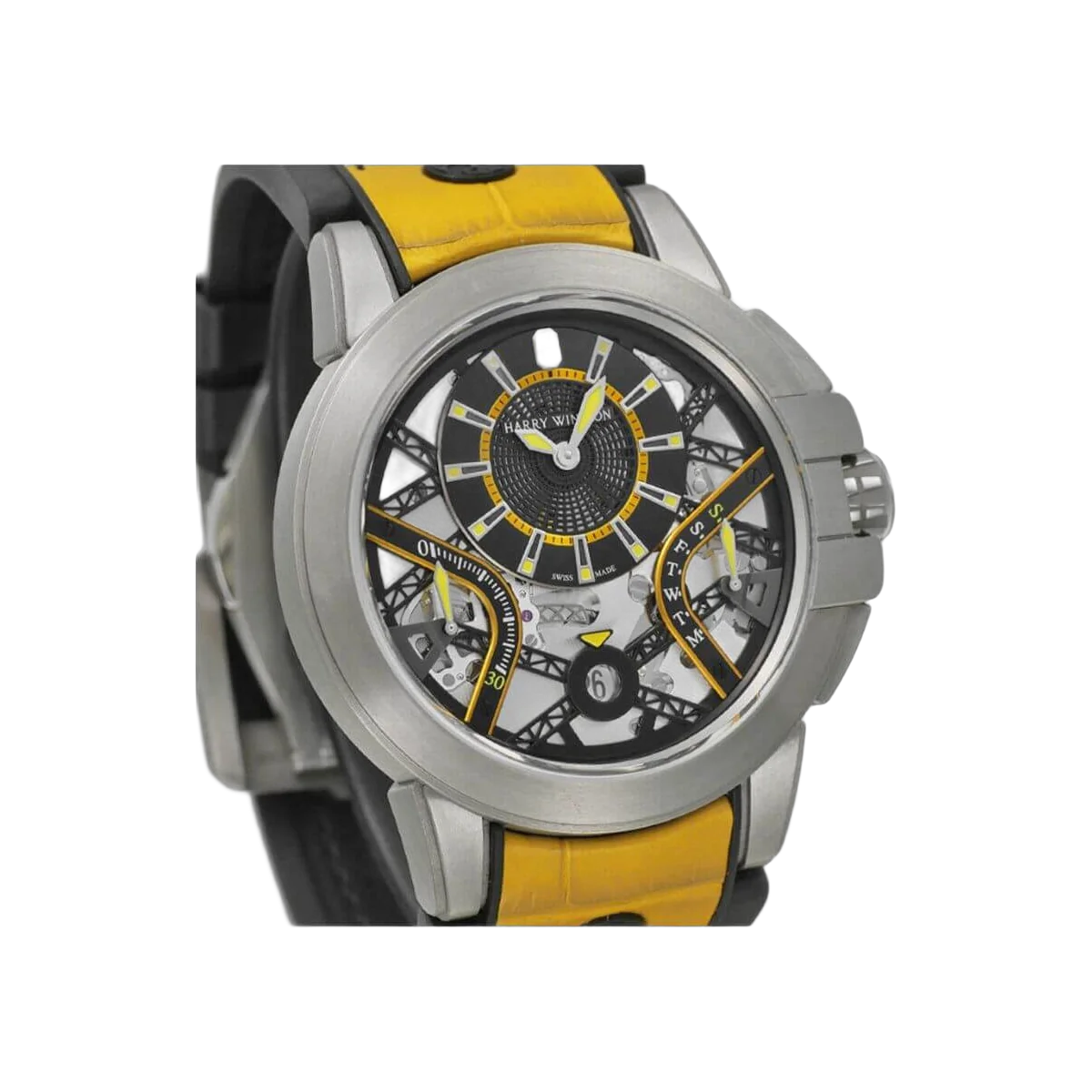Harry Winston Ocean Collection OCEABI42ZZ002 Zalium Variation Yellow Men's Watch – additional product photo 5