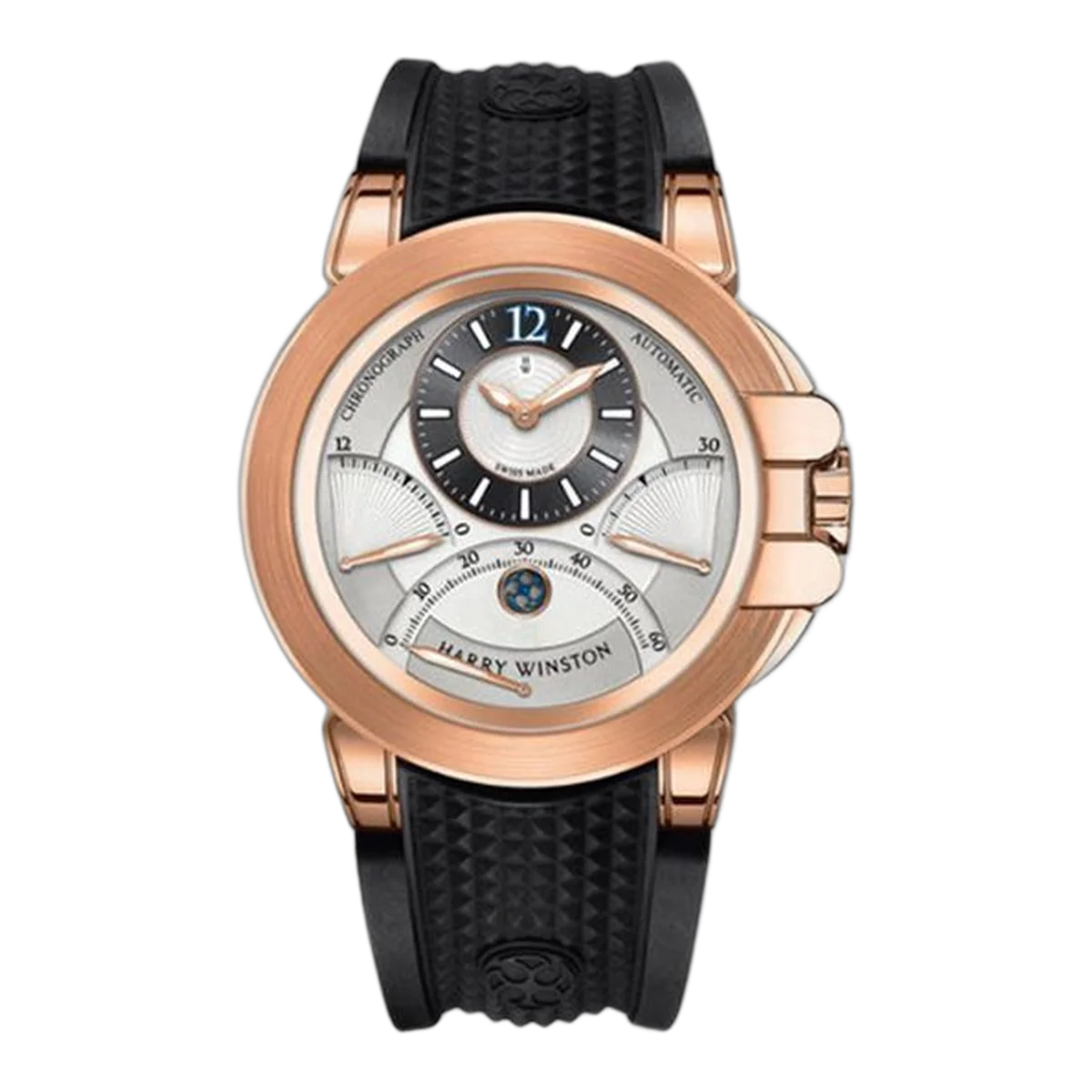 Harry Winston Ocean Triple Retrograde Chronograph 44Mm Men's Watch