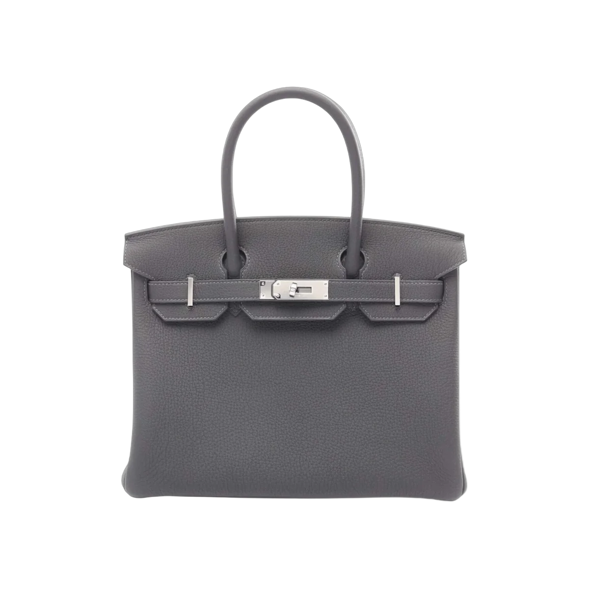 Hermes Birkin 35 Etain Grey Togo Leather Palladium HW Handbag