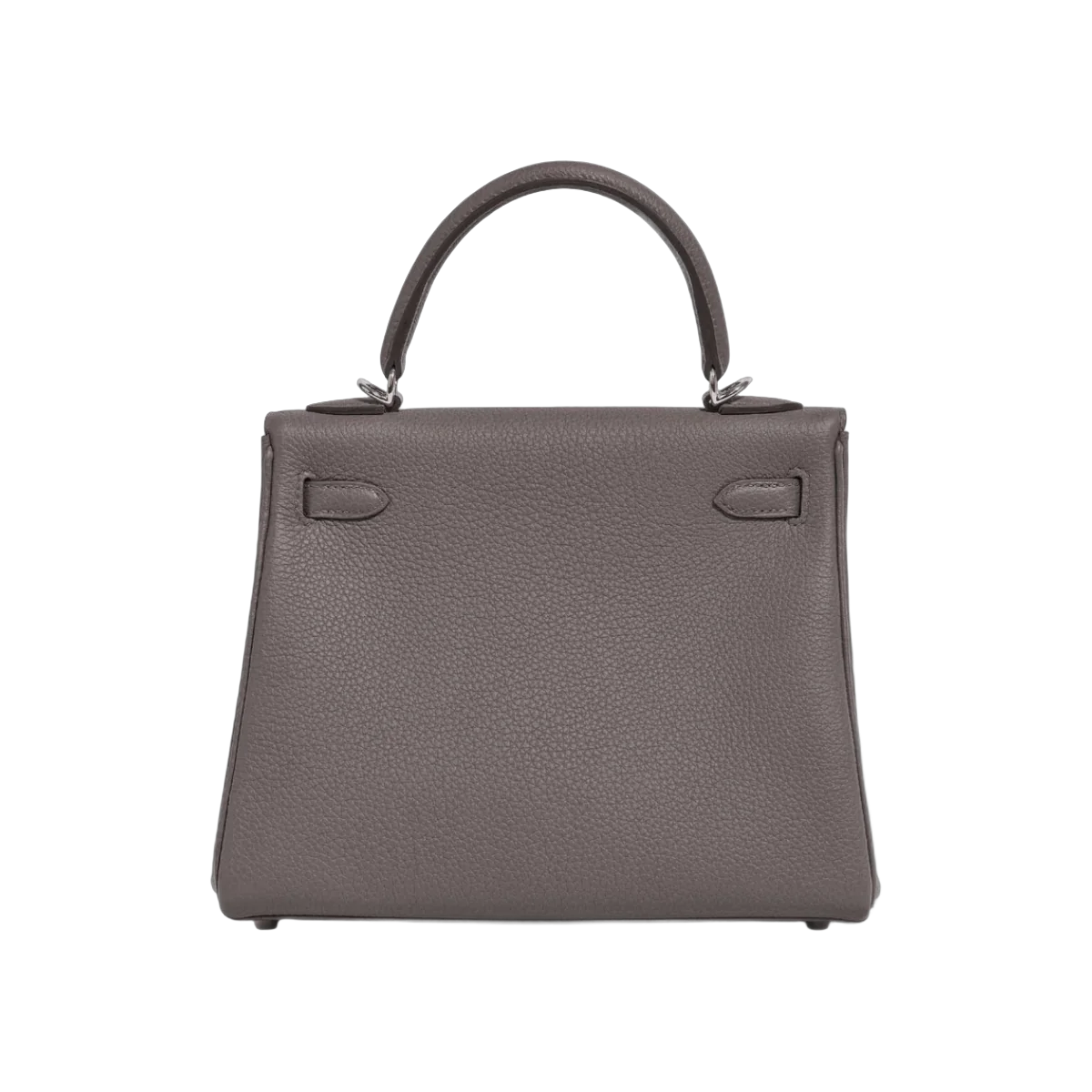 Hermes Kelly 25 Retourne Etain Togo Leather Palladium HW Hardware – additional product photo 3