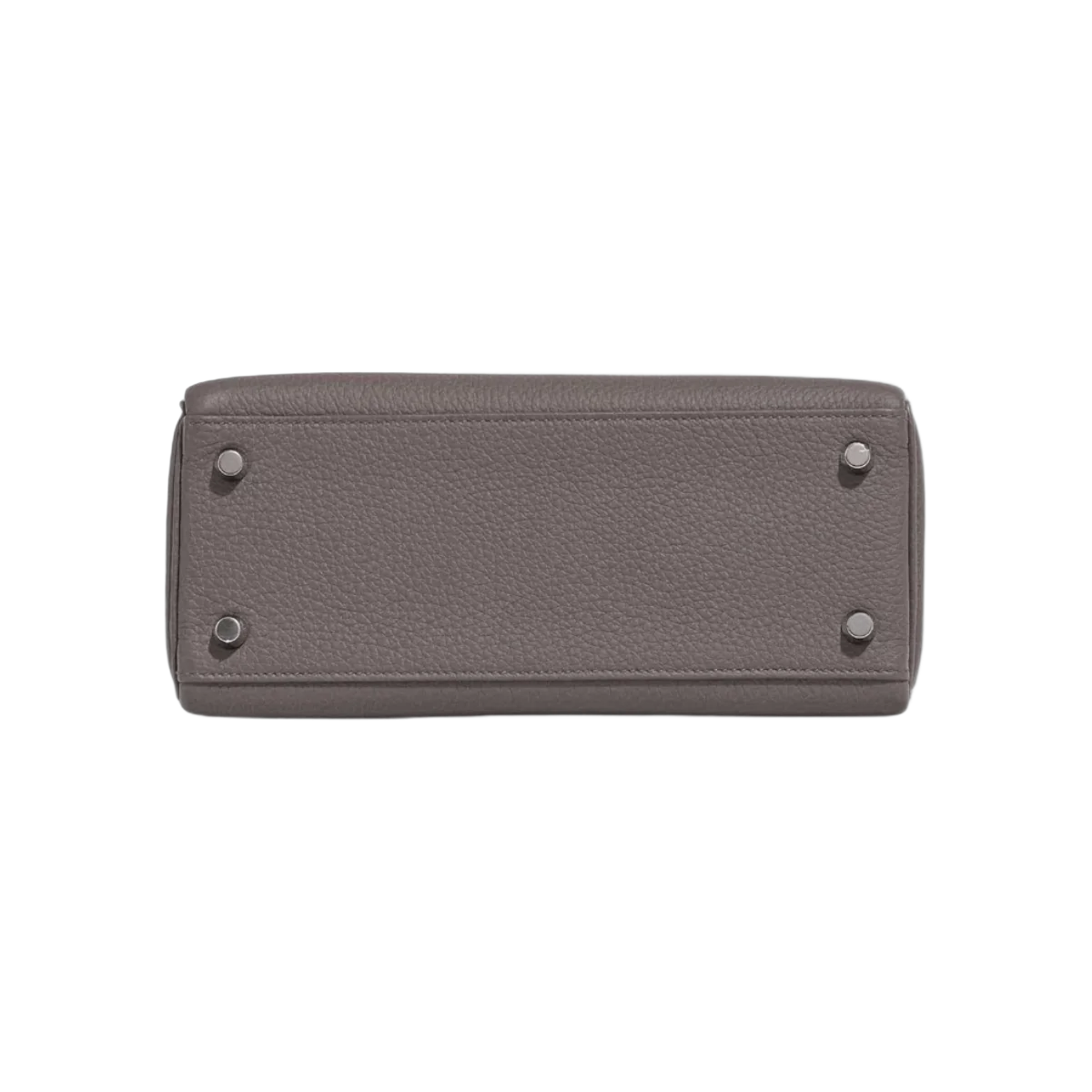 Hermes Kelly 25 Retourne Etain Togo Leather Palladium HW Hardware – additional product photo 4