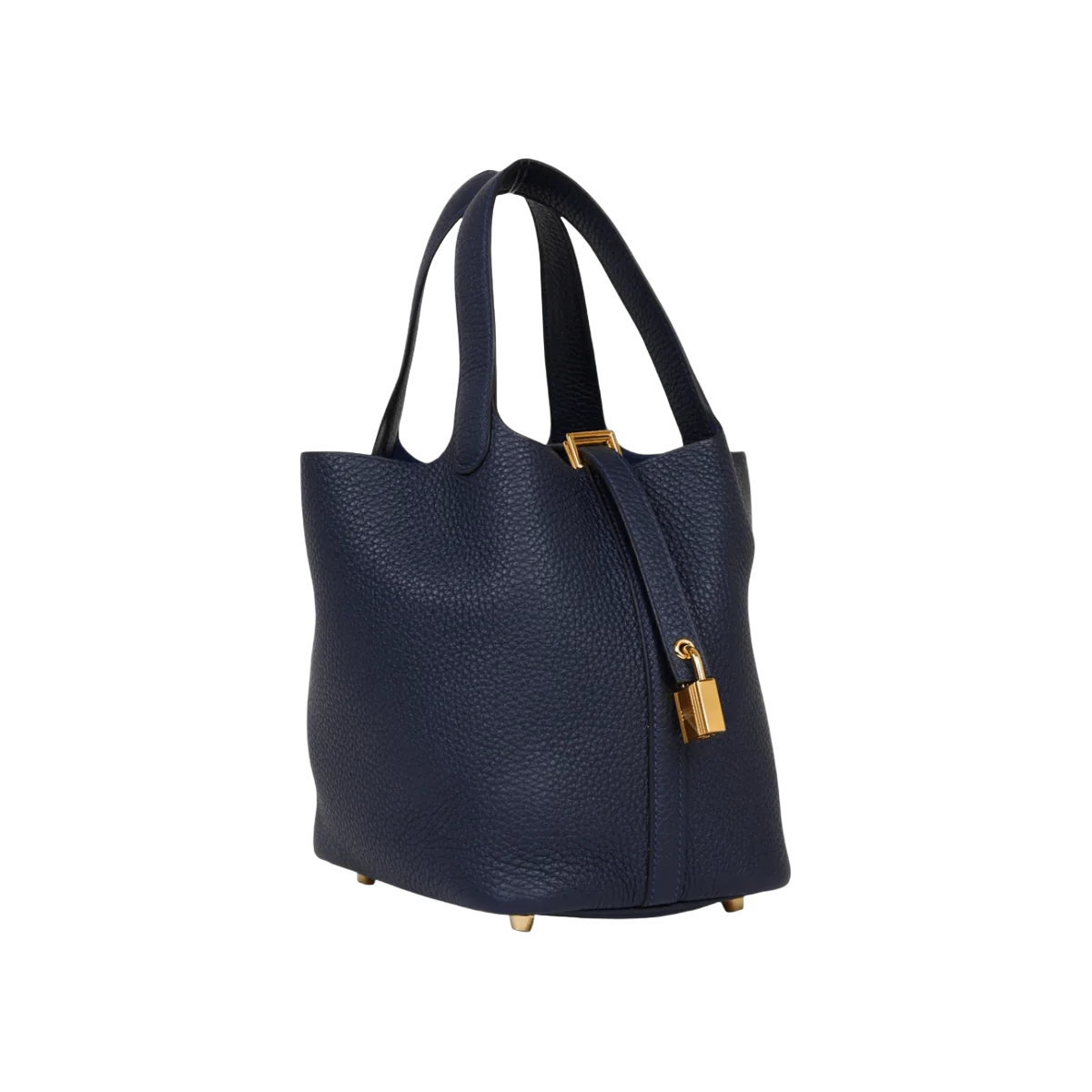 Hermes Picotin 18 Bleu Nuit Taurillon Clemence Leather Gold Hardware Bag – additional product photo 2