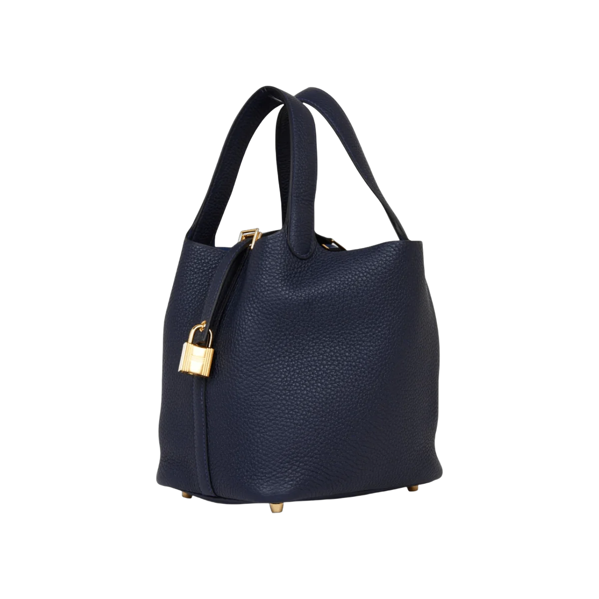 Hermes Picotin 18 Bleu Nuit Taurillon Clemence Leather Gold Hardware Bag – additional product photo 6